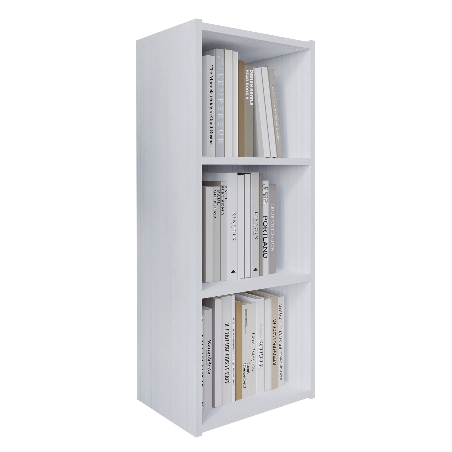 Machin Wooden 3-cube Shelves Bookcase