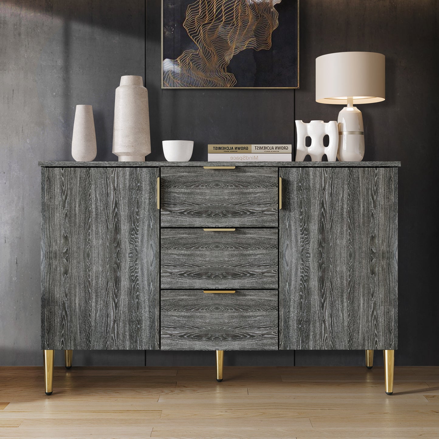 Tiegen Clean-Lines Sideboard