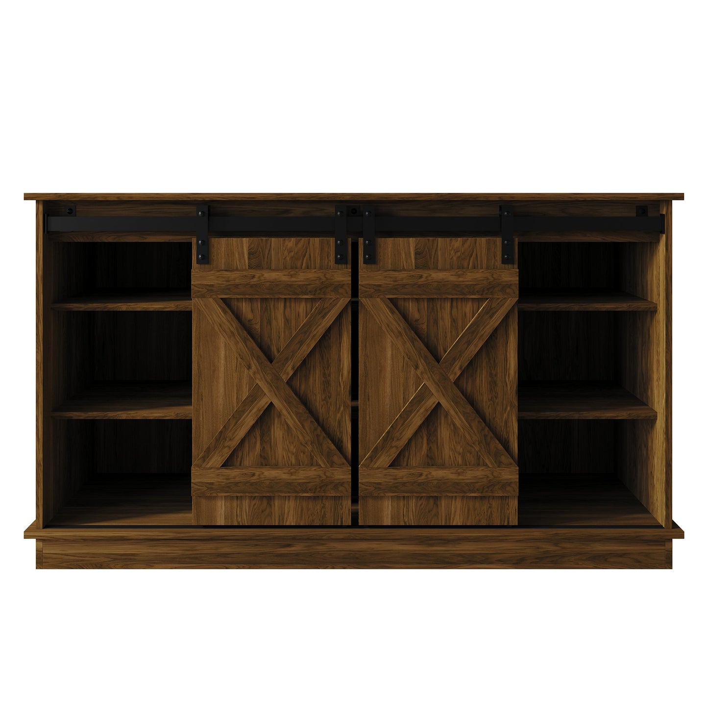 Trinece Vintage Style X-shaped TV Stand Console
