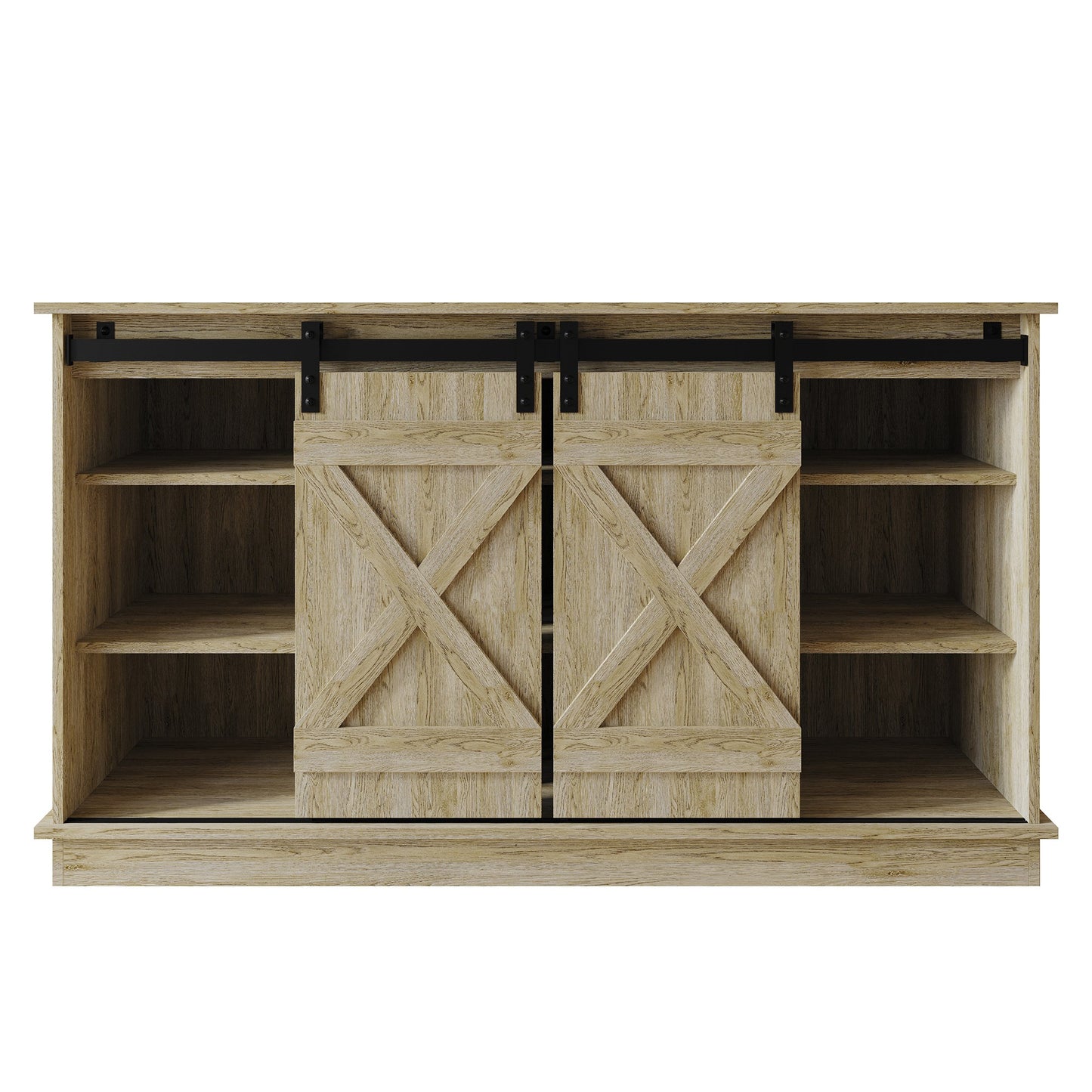 Trinece Vintage Style X-shaped TV Stand Console