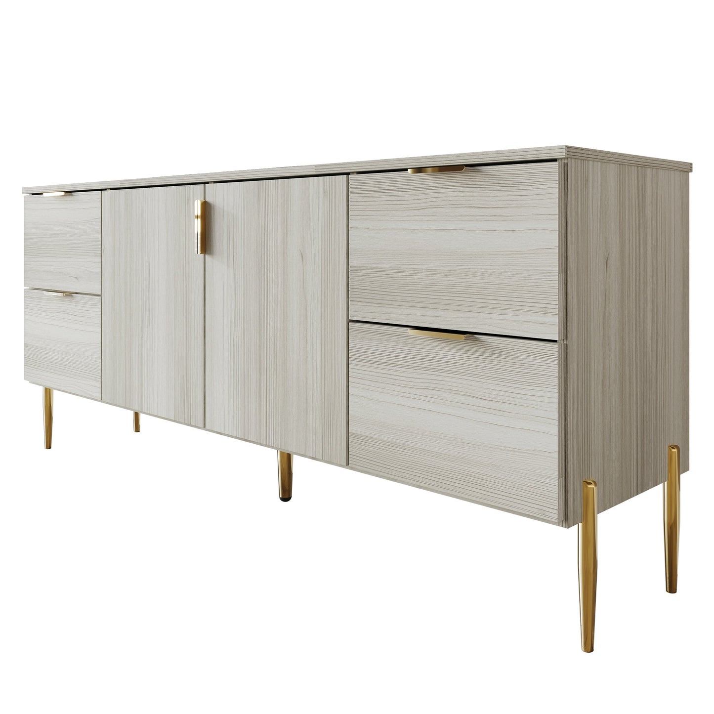 Tiniya Modern and Luxury Clean-Lines Sideboard