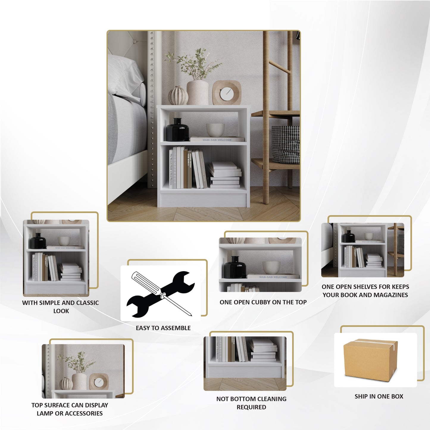 Duan and Simple Modern Nightstand