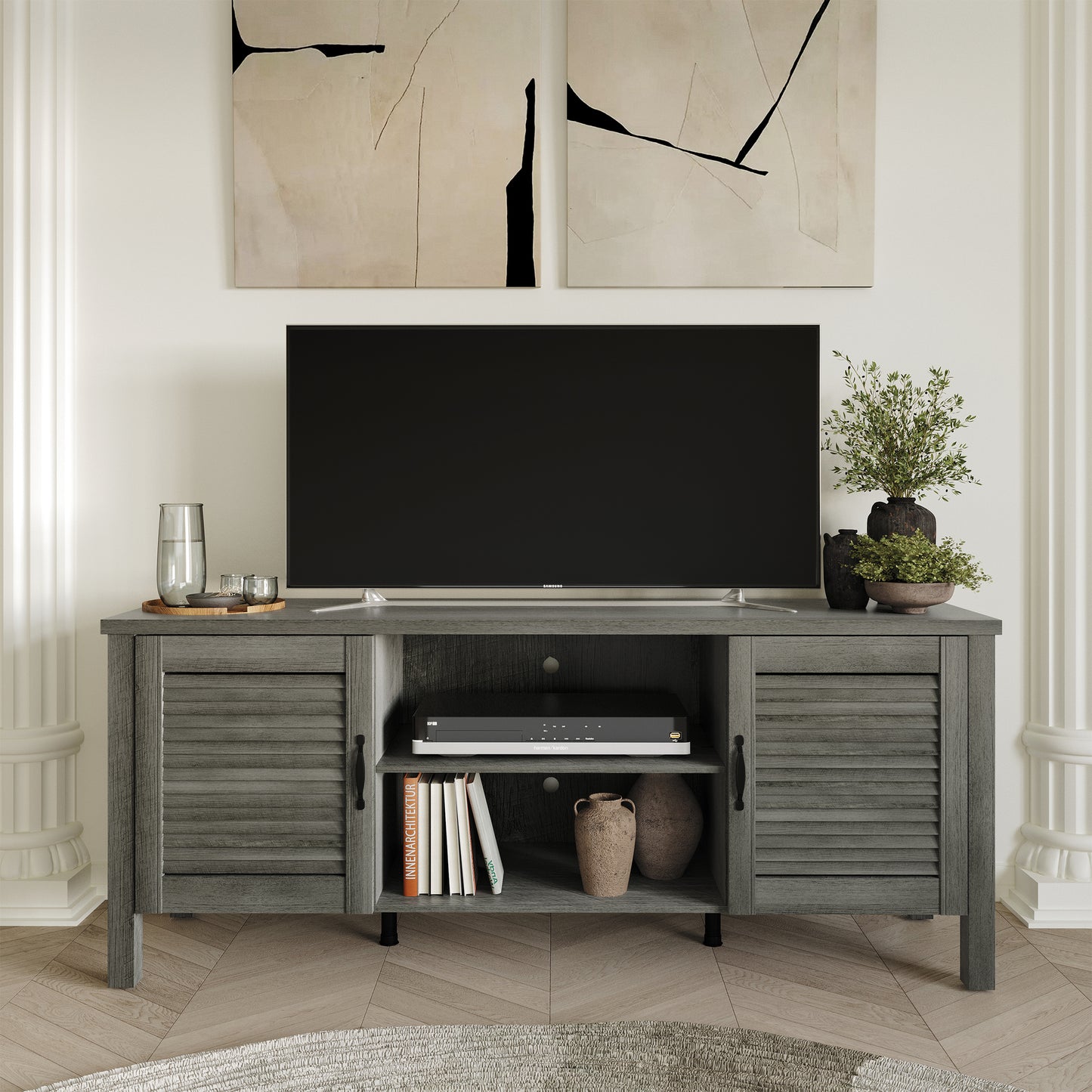 Laycey Vintage TV Stand Console