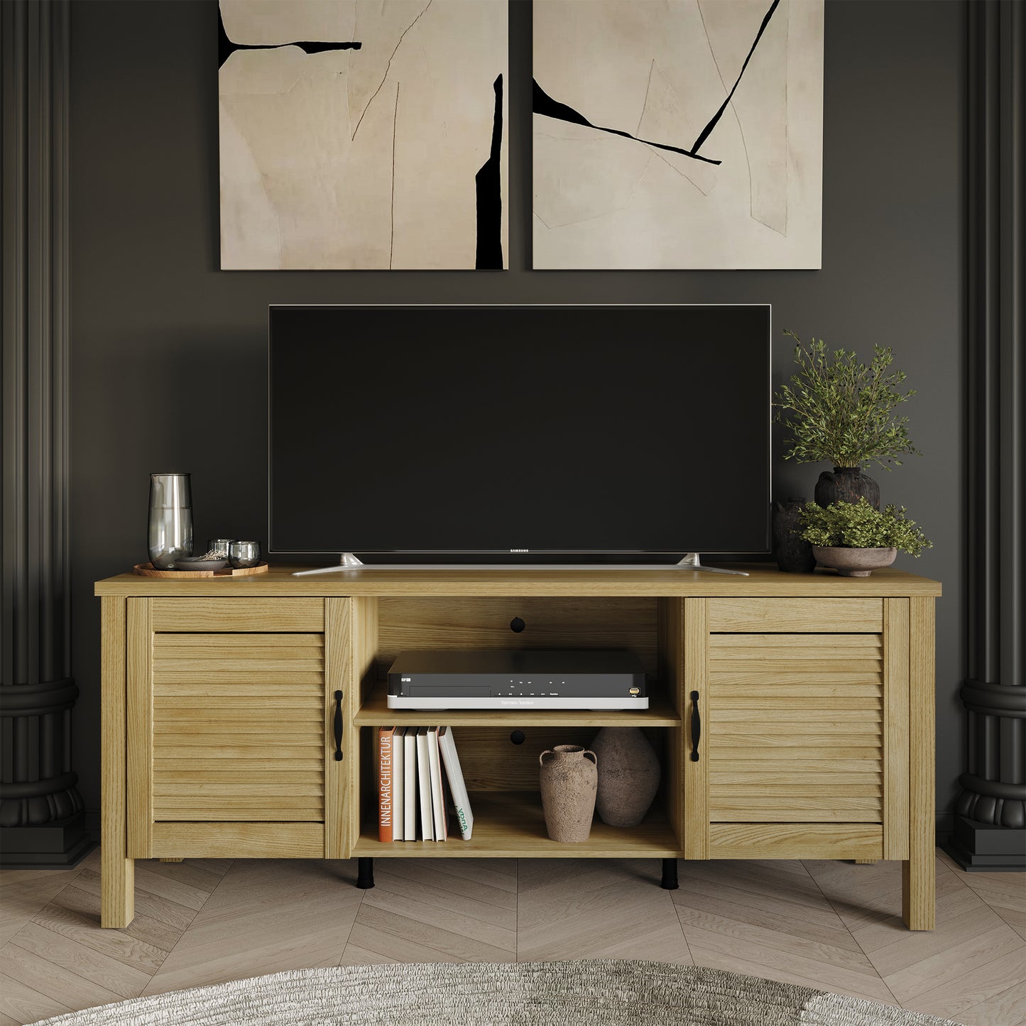 Laycey Vintage TV Stand Console