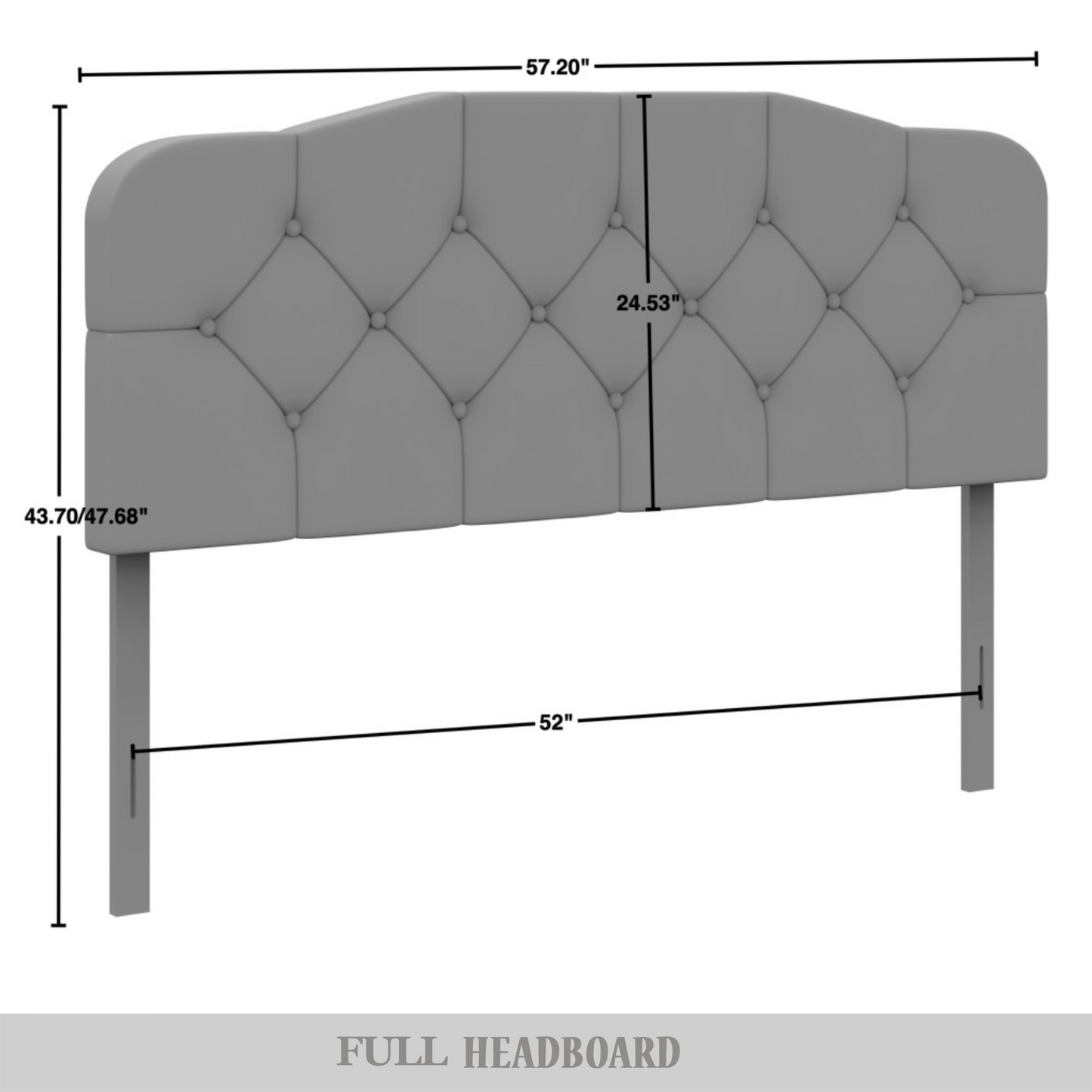 Raichelle Button-Tufted Upholstered Headboard
