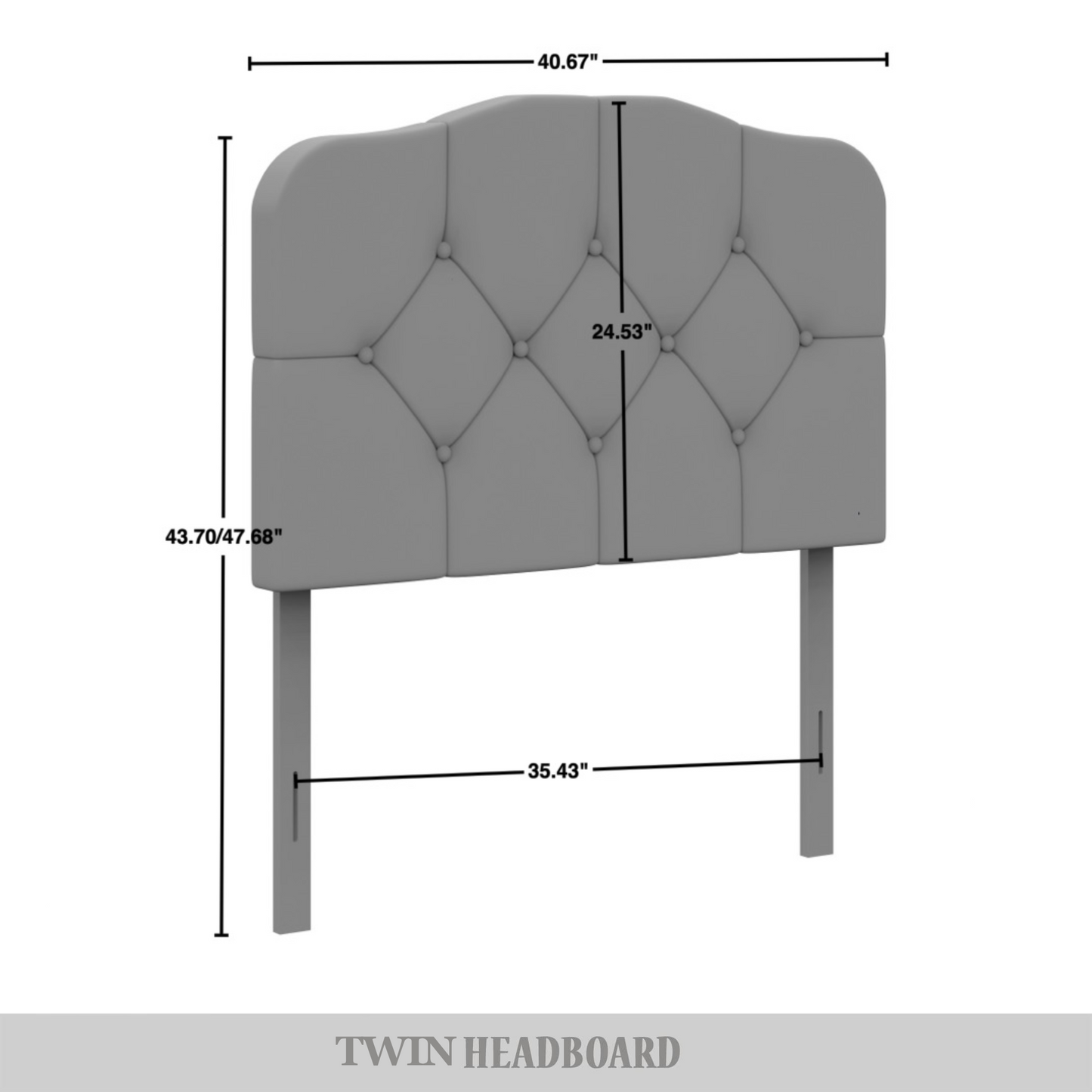 Raichelle Button-Tufted Upholstered Headboard