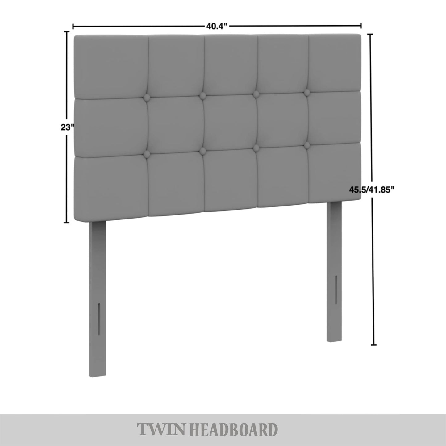 Raickett Button-Tufted Rectangle Upholstered Headboard