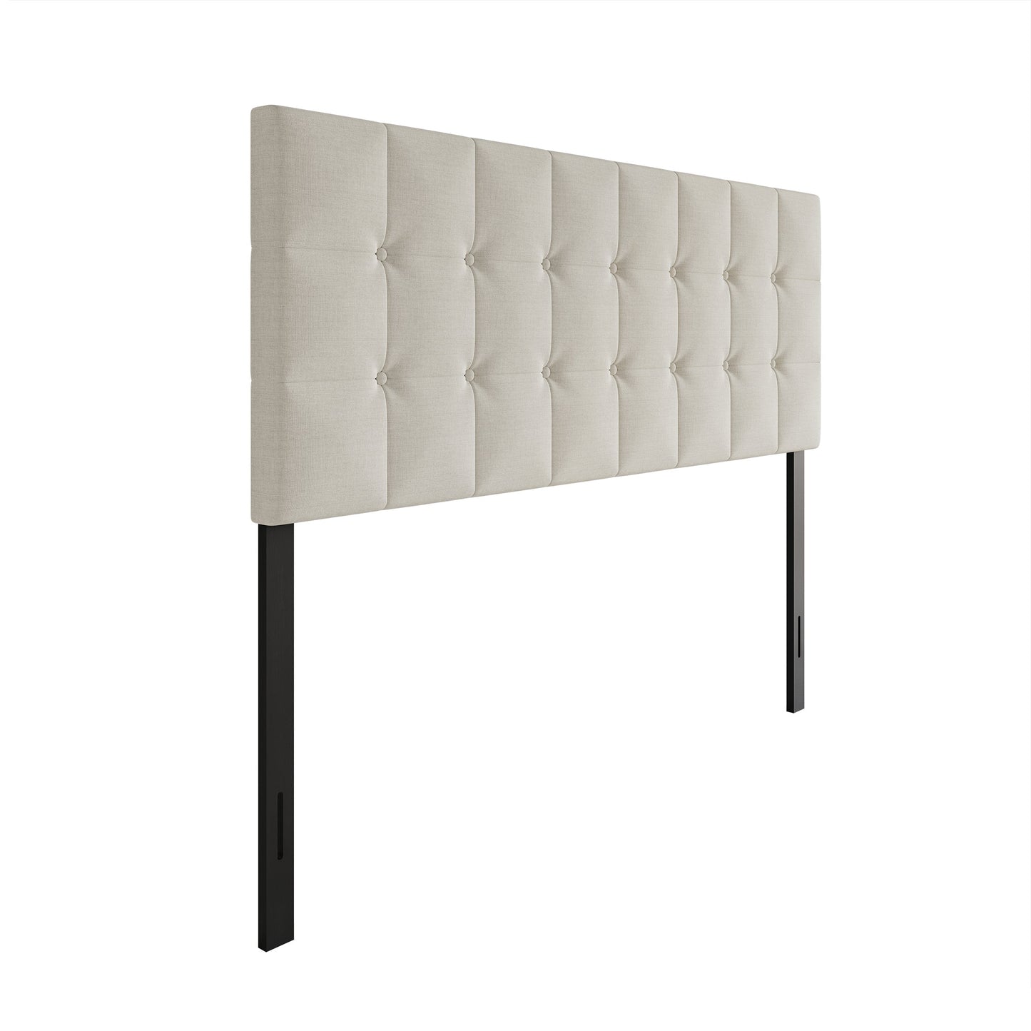 Raickett Button-Tufted Rectangle Upholstered Headboard