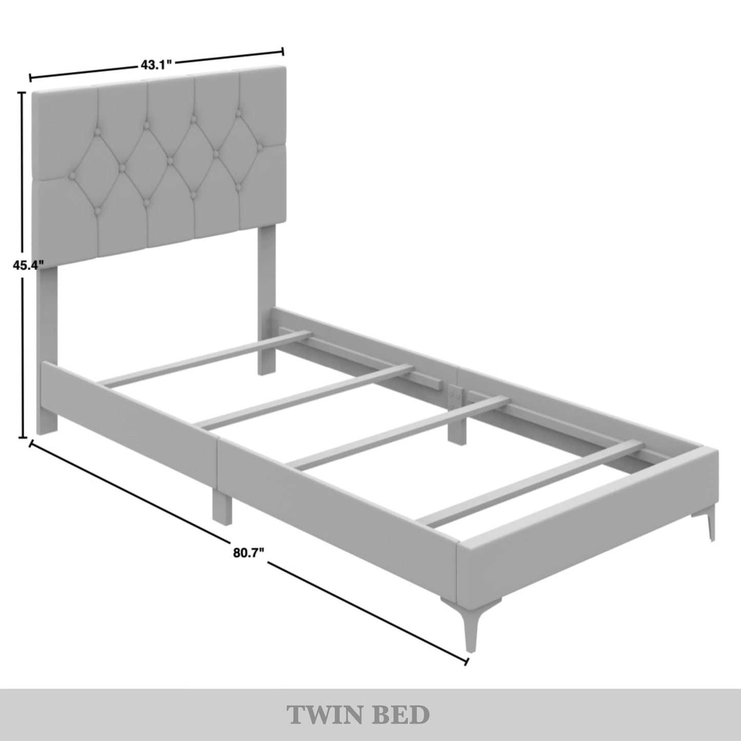 Gatsby Crystal Diamond Tufted Velvet Upholstered Bed with Storage Bench