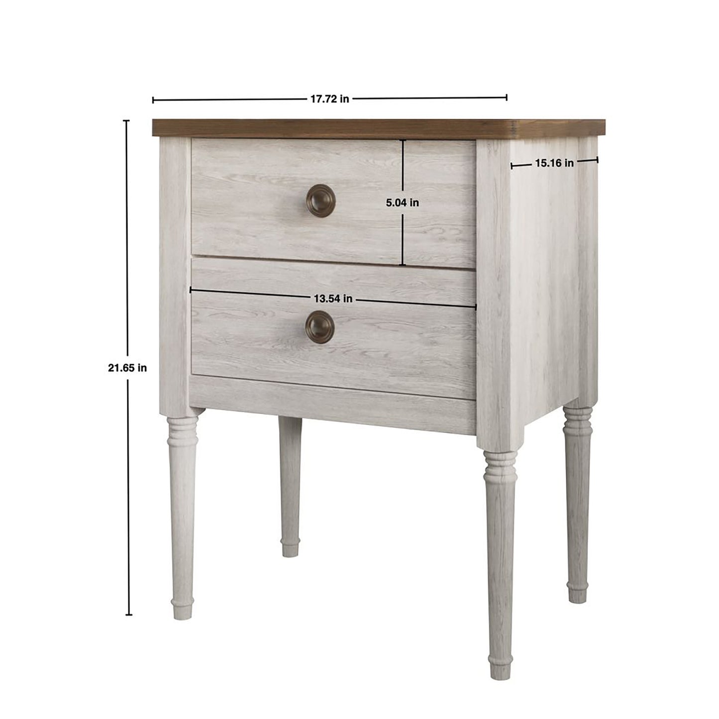 Rissie 3 Piece Bedroom Nightstands Set Classic Button Tufted Bed