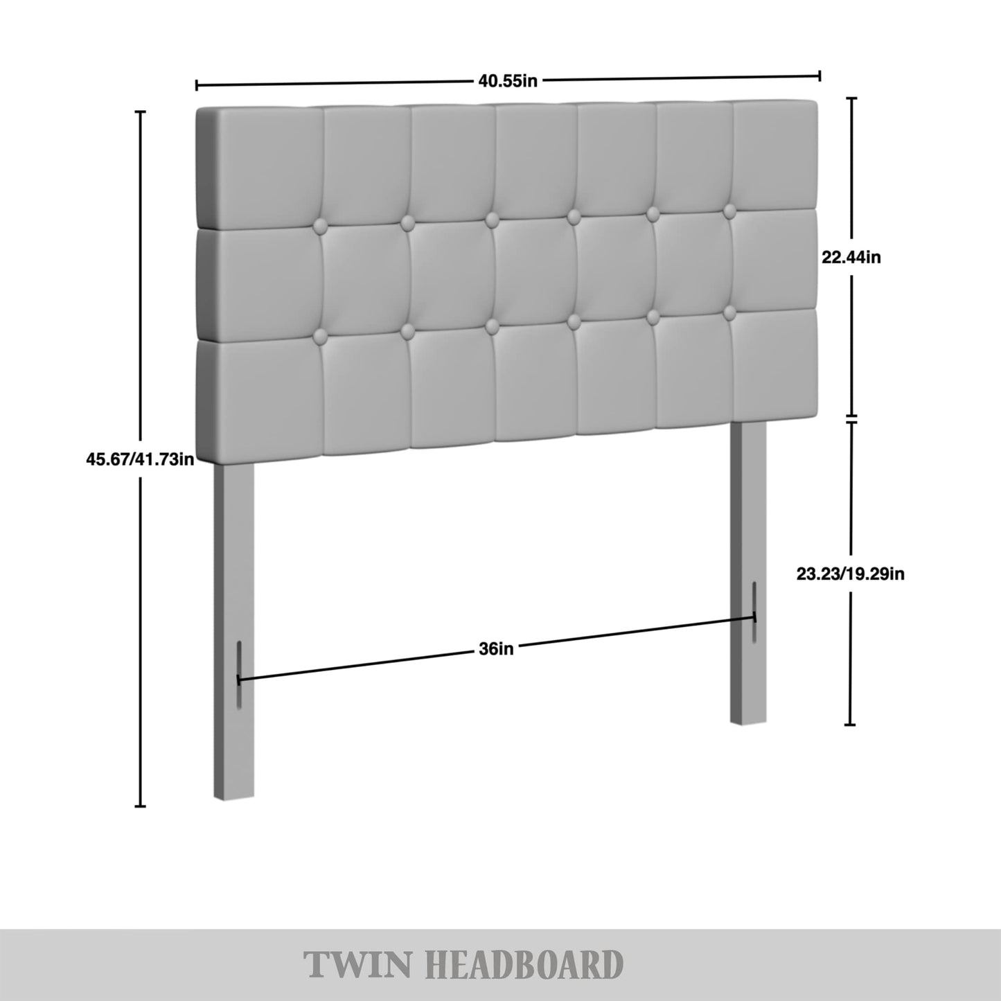 Jadeen Linen Button Tufted Upholstered Adjustable Headboard