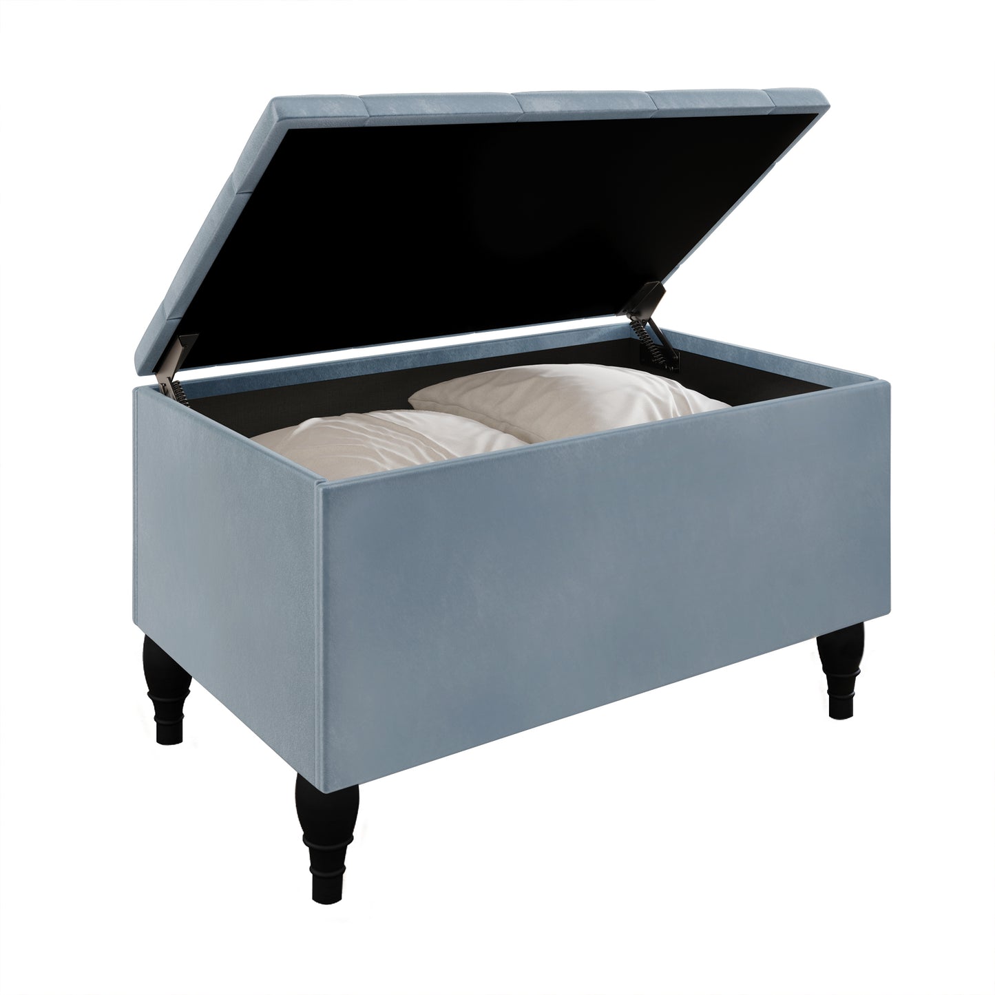 Falaq 2 Piece Bedroom Bench Set Velvet Wingback Upholstered Bed
