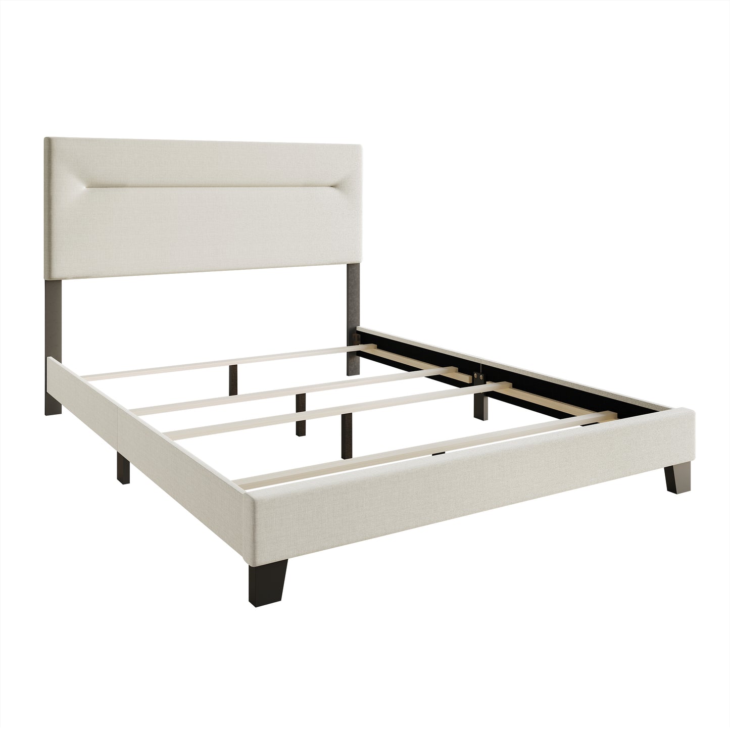 Emery Clean Linen Upholstered Bed