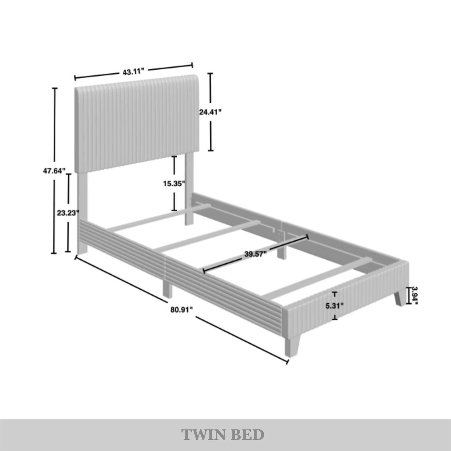 Pravesh and Chic Velvet Upholstered Bed