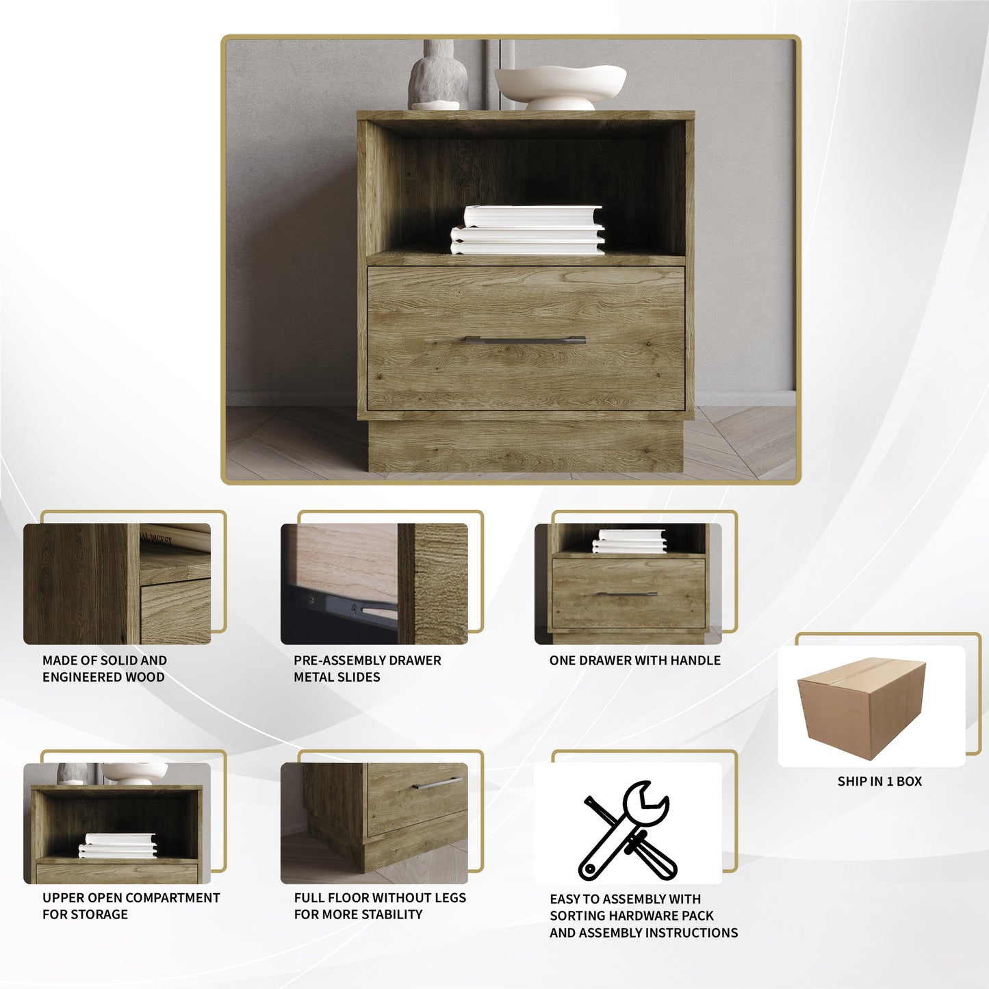 Torrin Luxury Nightstand
