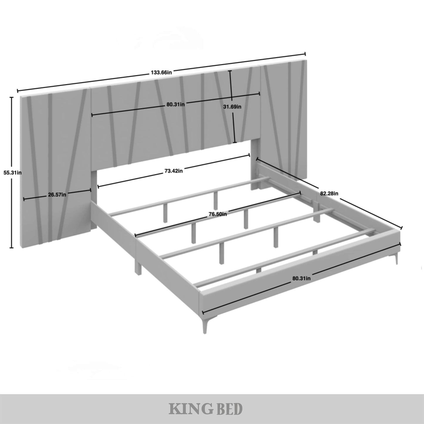 Zoelys Luxury Wall Panel Bed