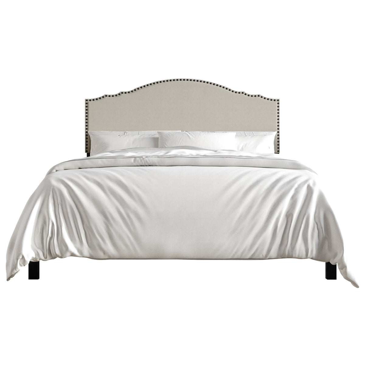 Deriyah Upholstered Bed with Nightstand and Bench 3-piece Bedroom Set