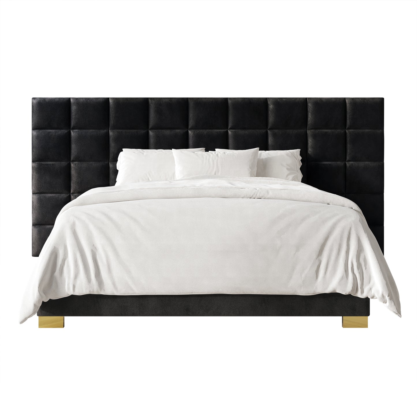 Caryll Mid-Century Modern Wall Panel Bed