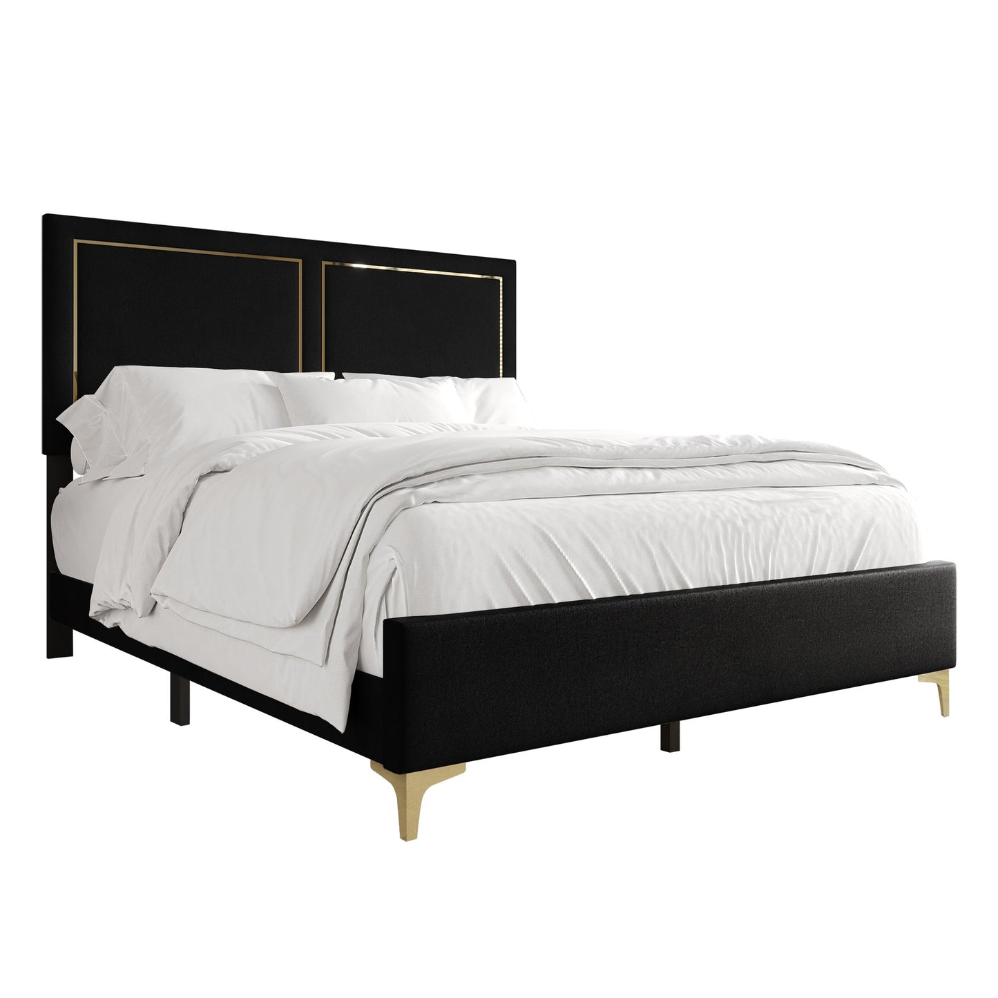 Jerell Upholstered Velvet Bed