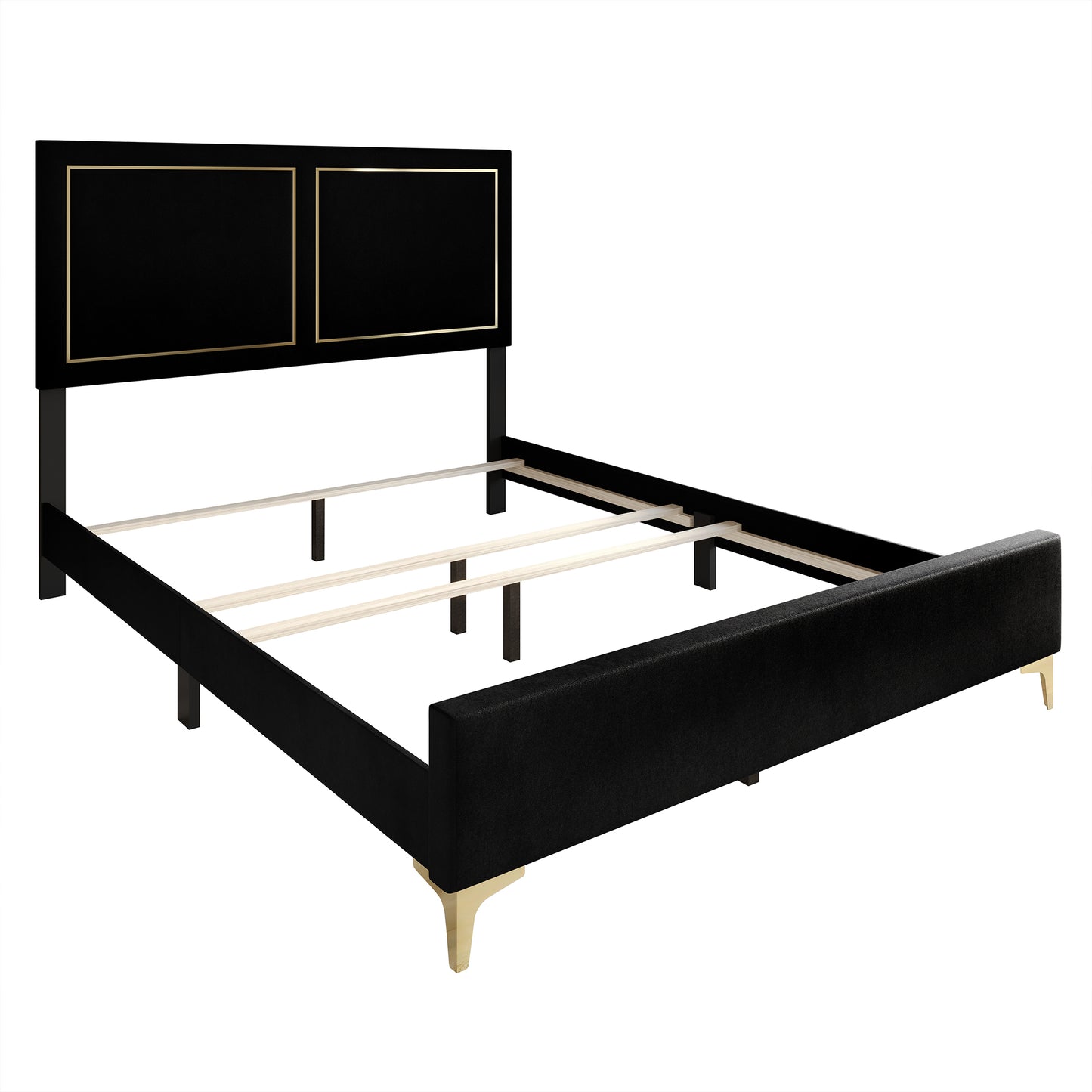 Jerell Upholstered Velvet Bed