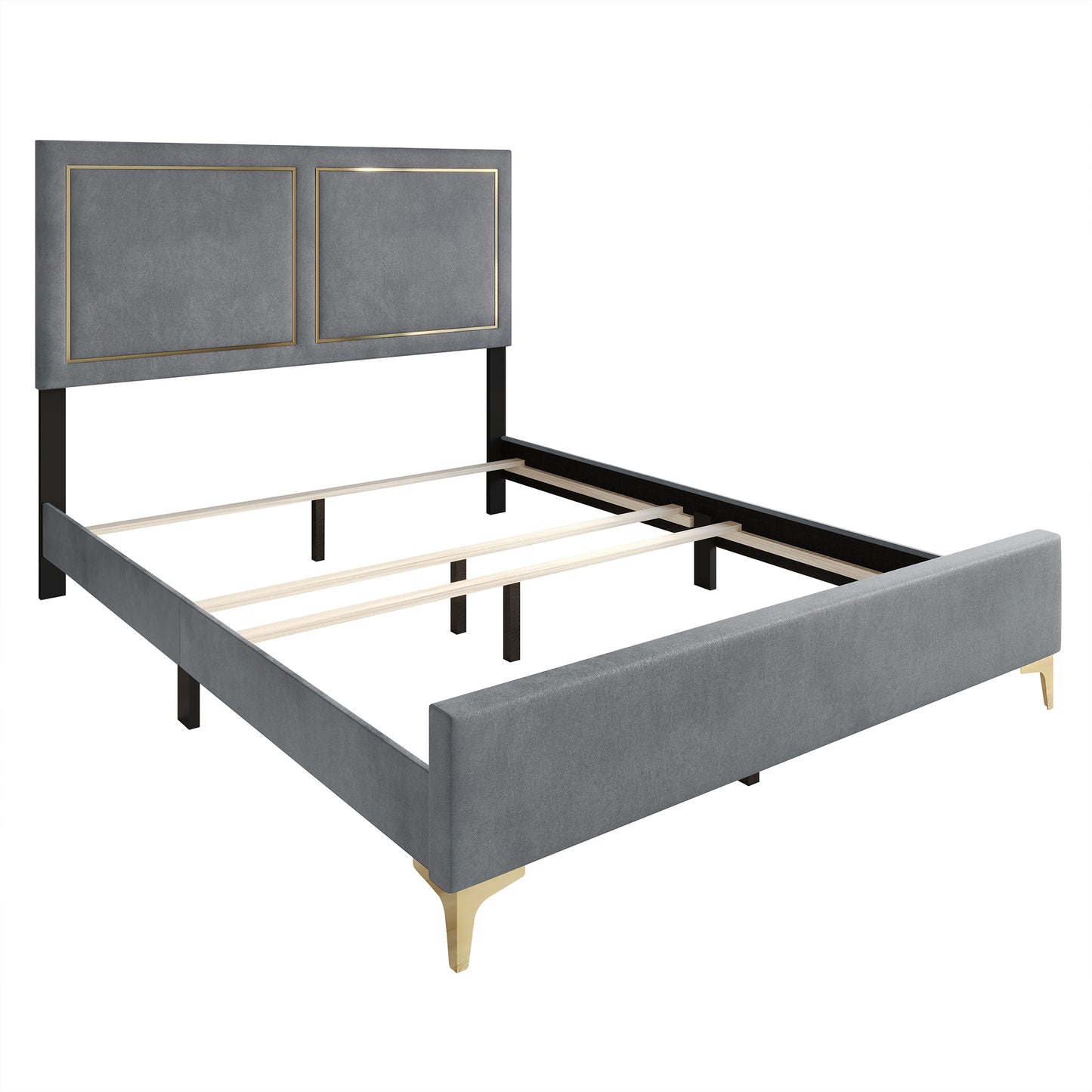 Jerell Upholstered Velvet Bed