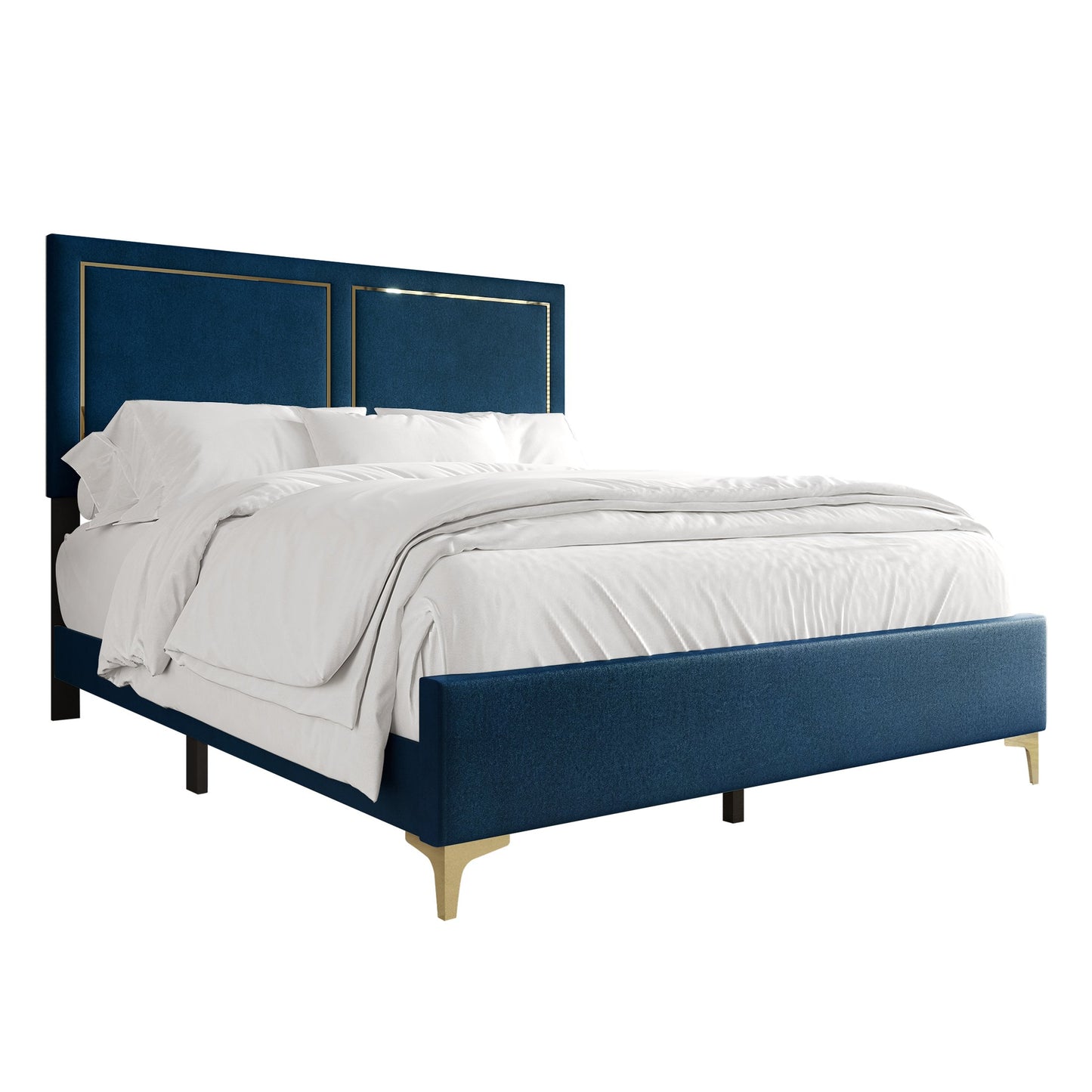 Jerell Upholstered Velvet Bed