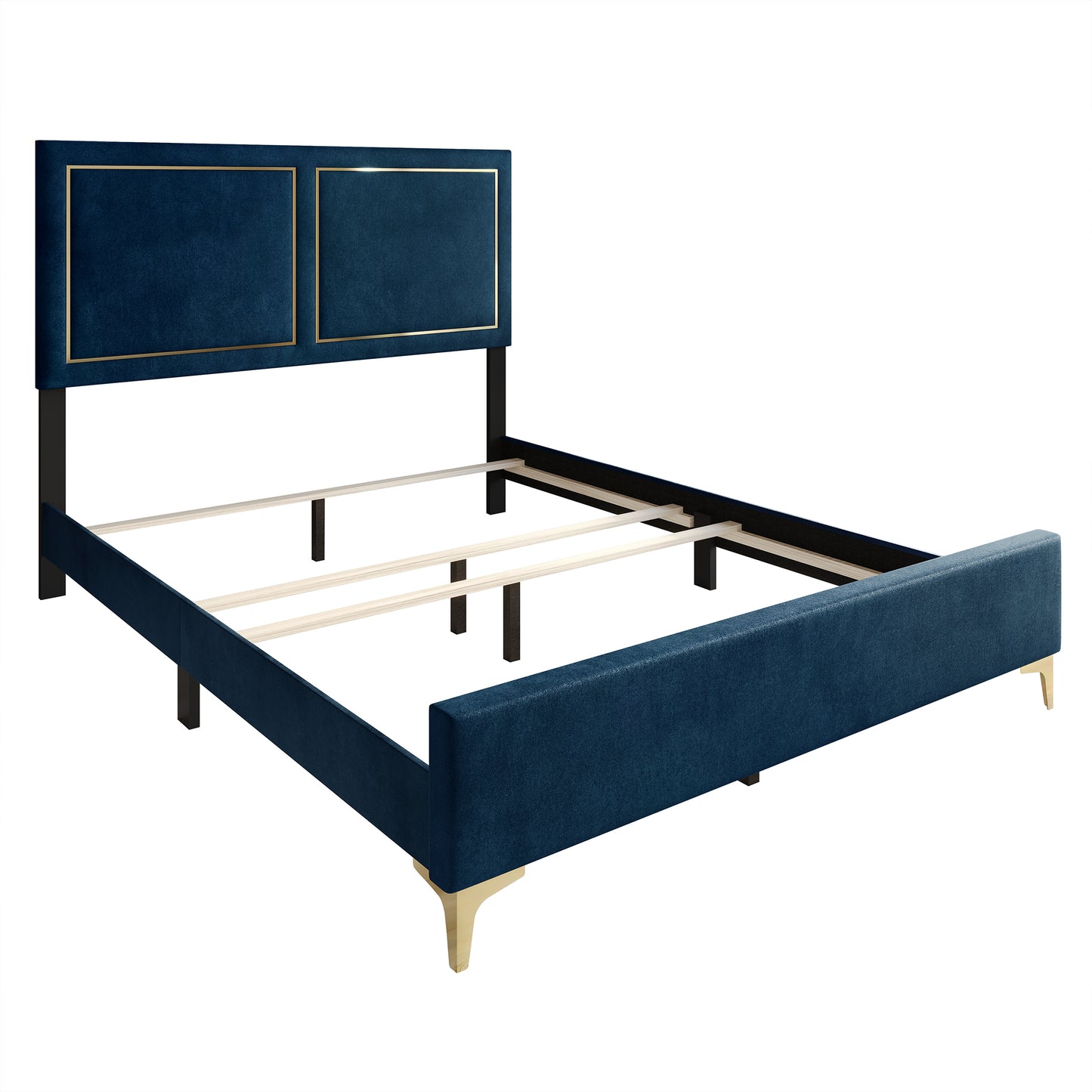 Jerell Upholstered Velvet Bed