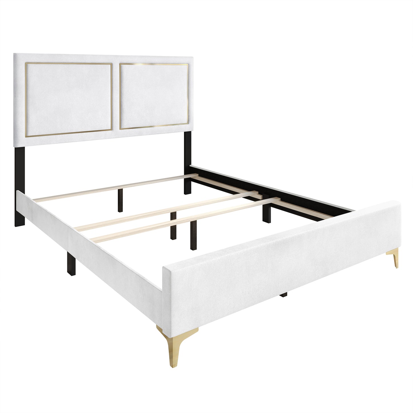 Jerell Upholstered Velvet Bed