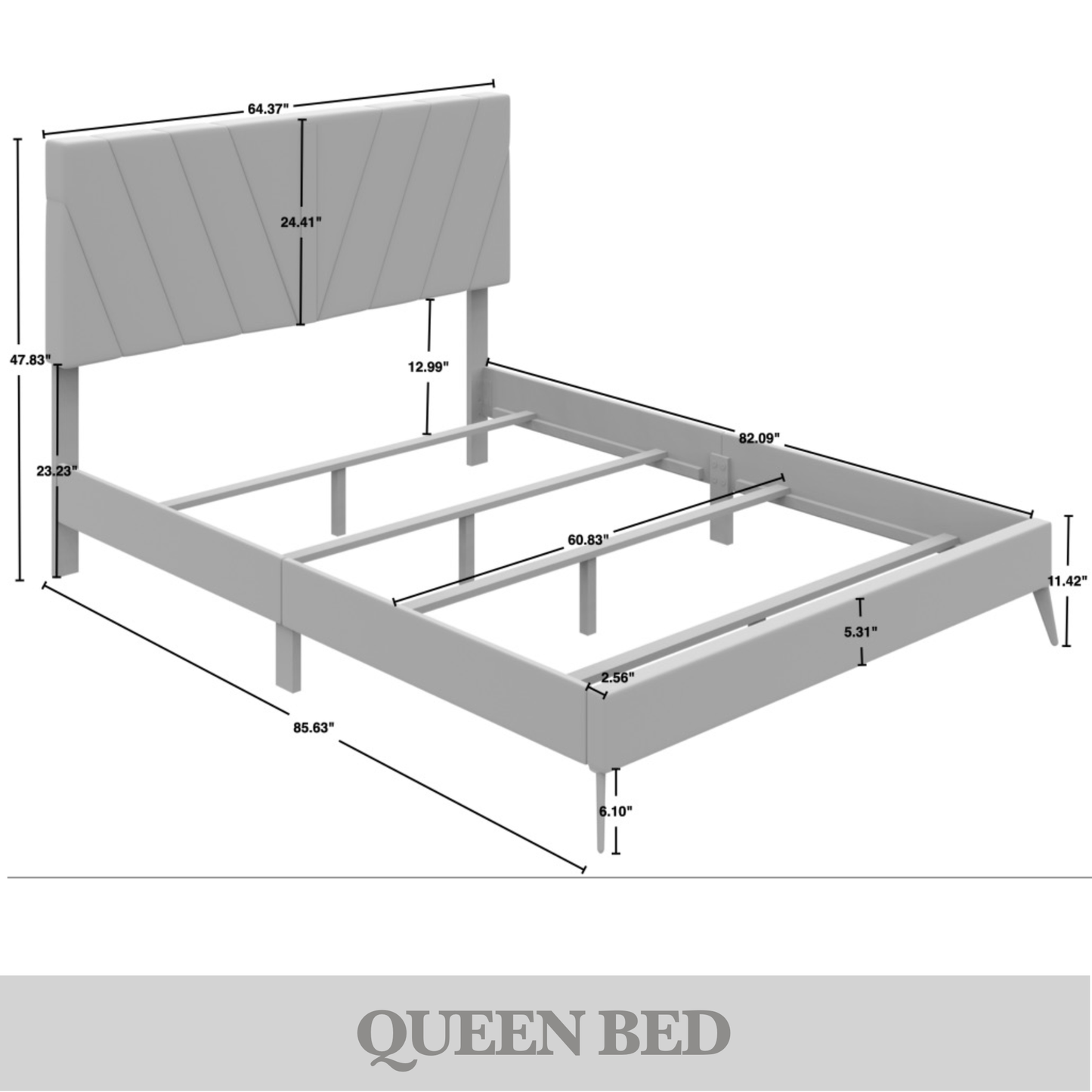Lakeysa 4 Piece Contemporary Bedroom Set