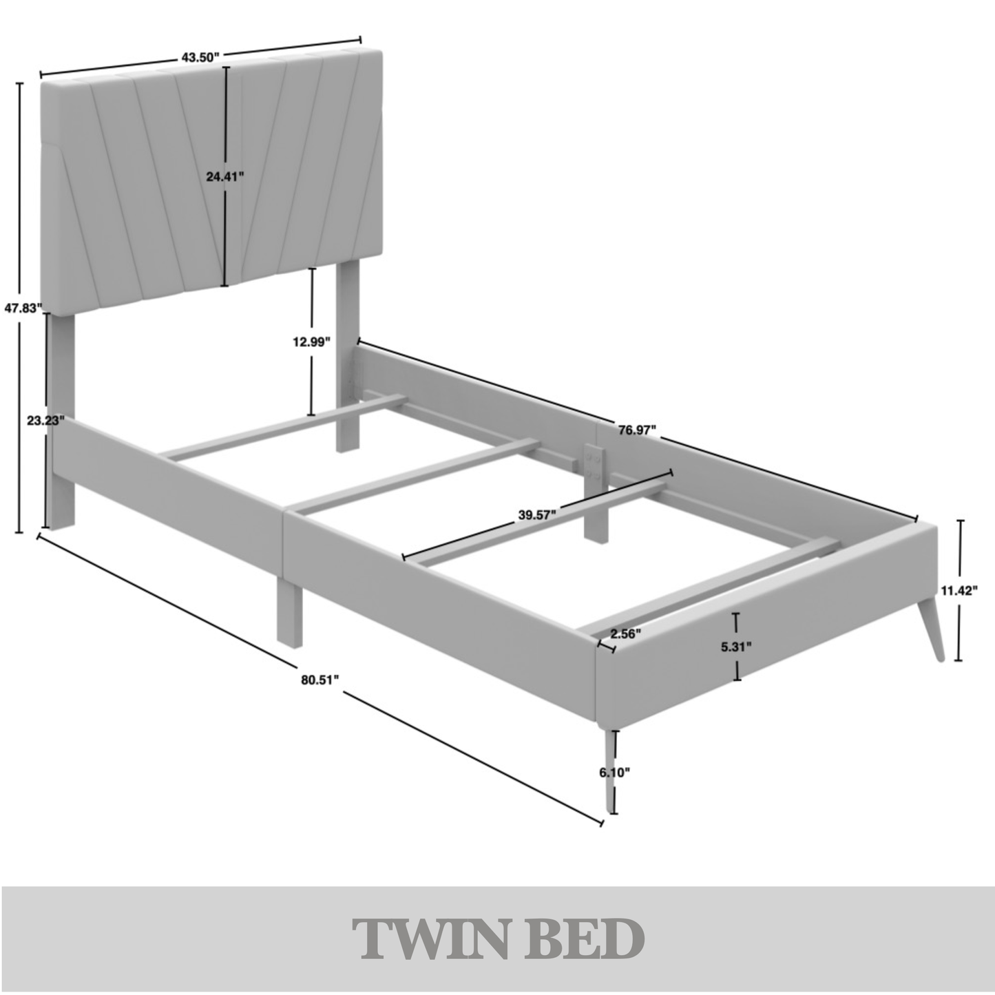 Lakeysa 4 Piece Contemporary Bedroom Set