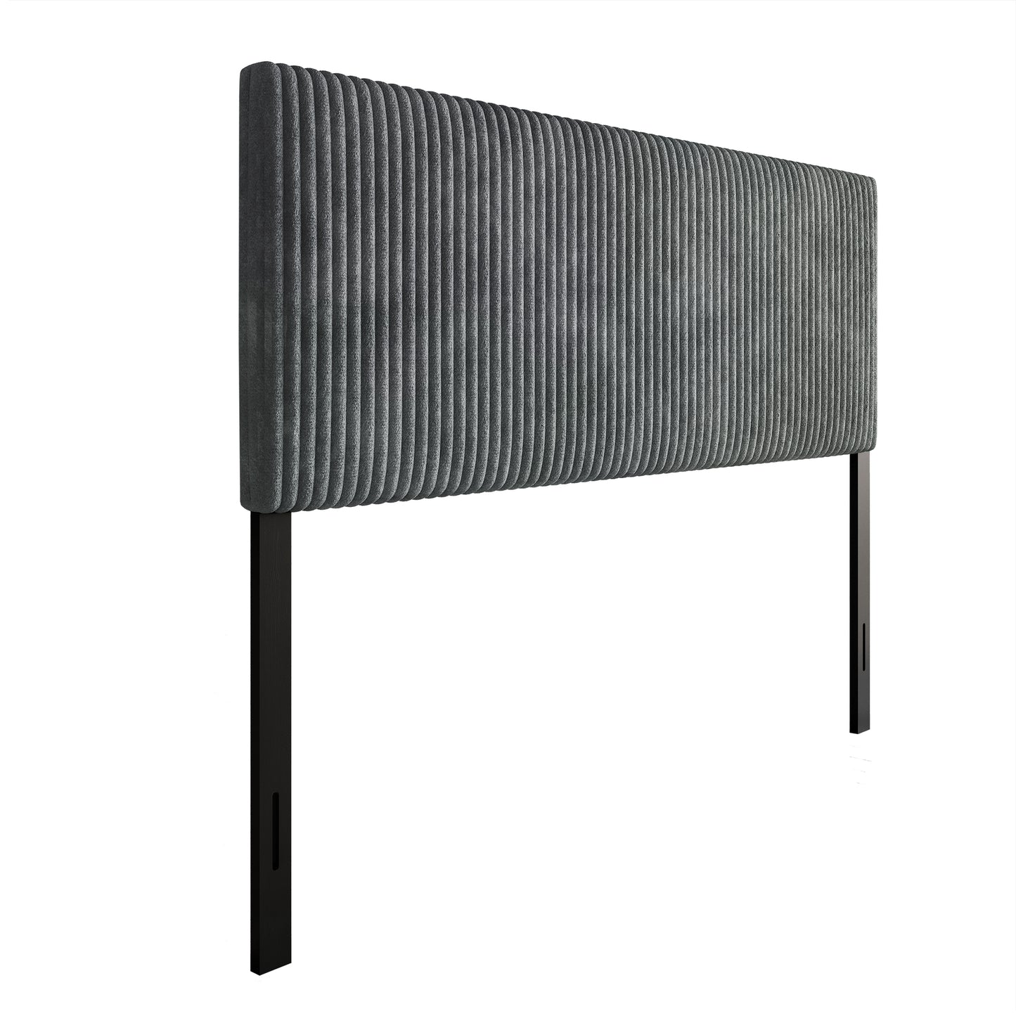 Natusuko Modern Upholstered Pleated Velvet Headboard