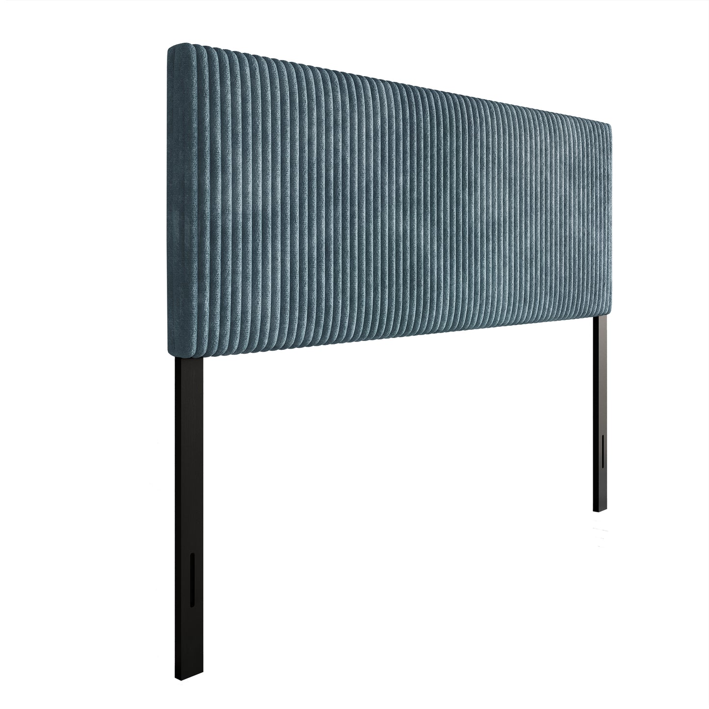 Natusuko Modern Upholstered Pleated Velvet Headboard