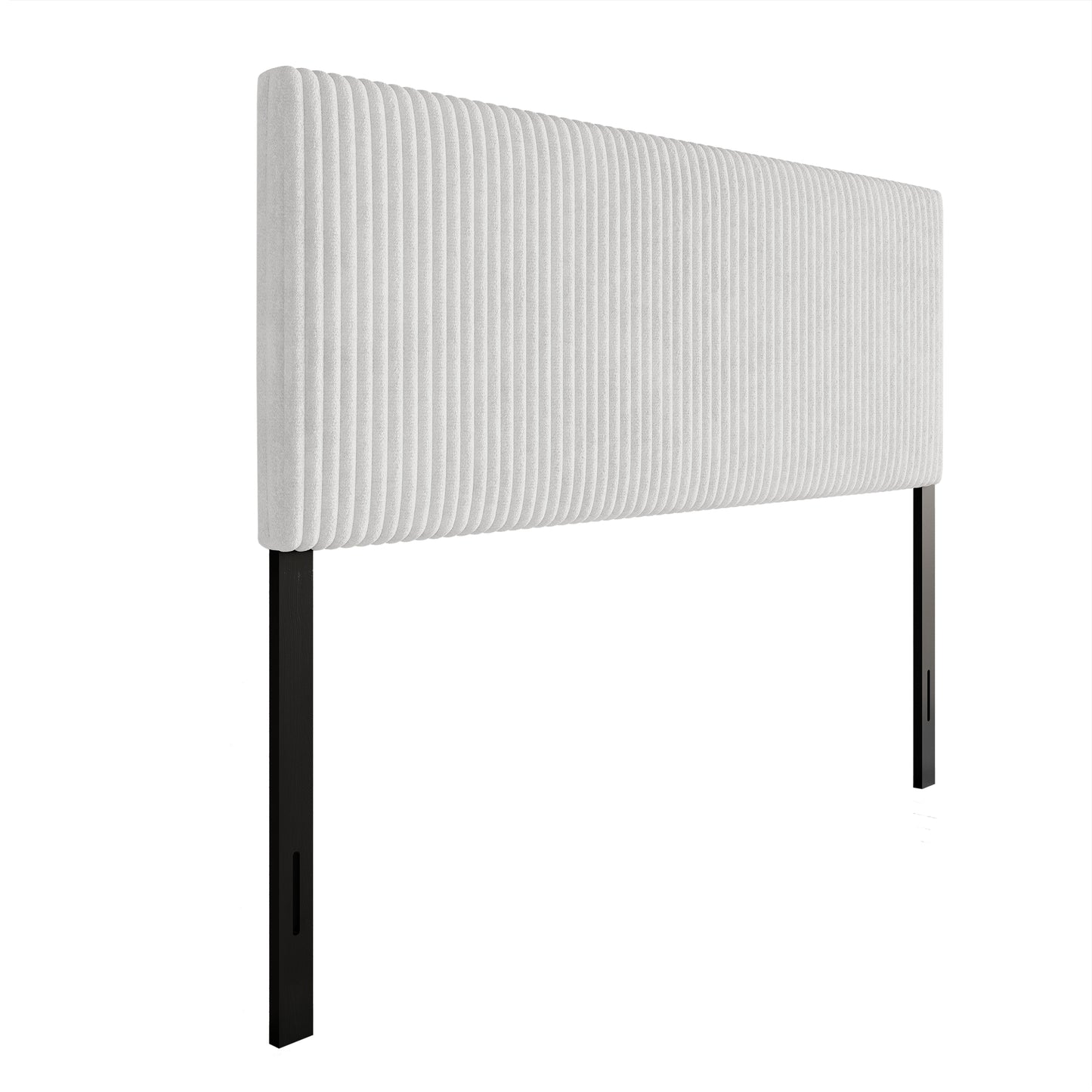 Natusuko Modern Upholstered Pleated Velvet Headboard