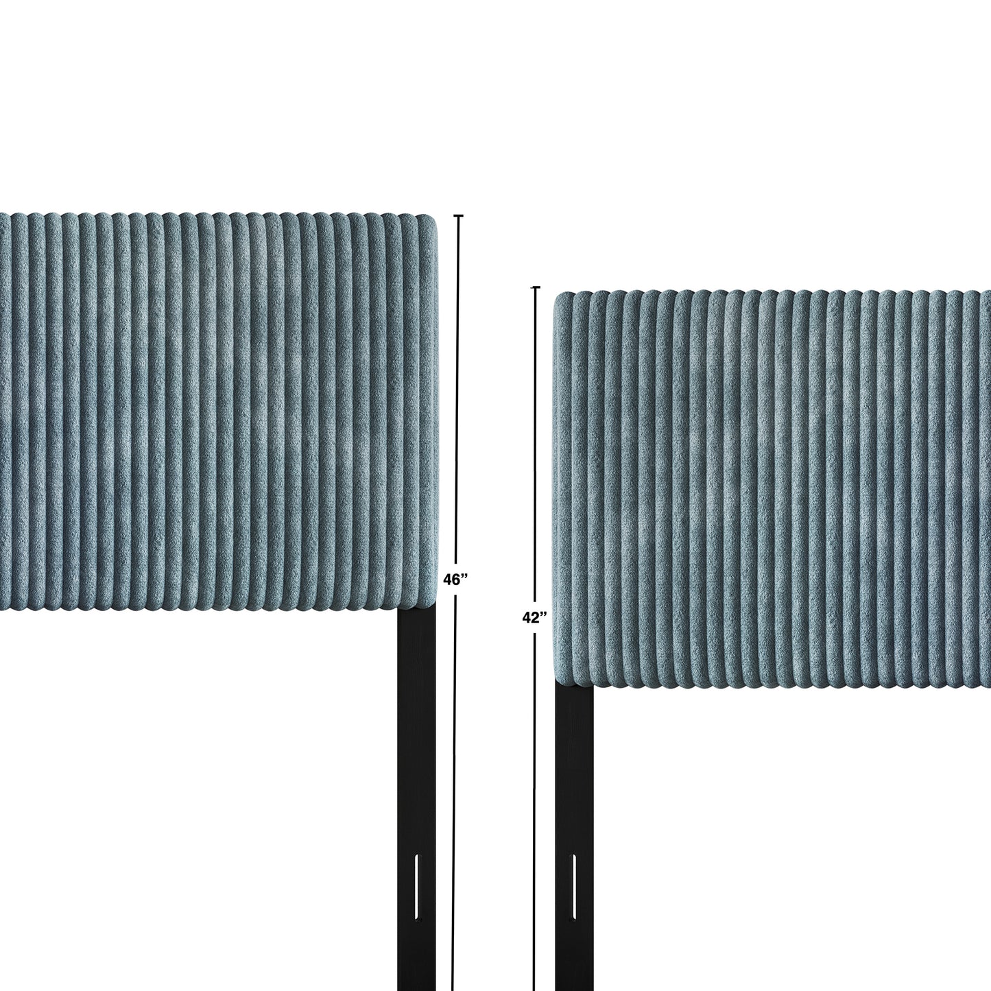 Natusuko Modern Upholstered Pleated Velvet Headboard