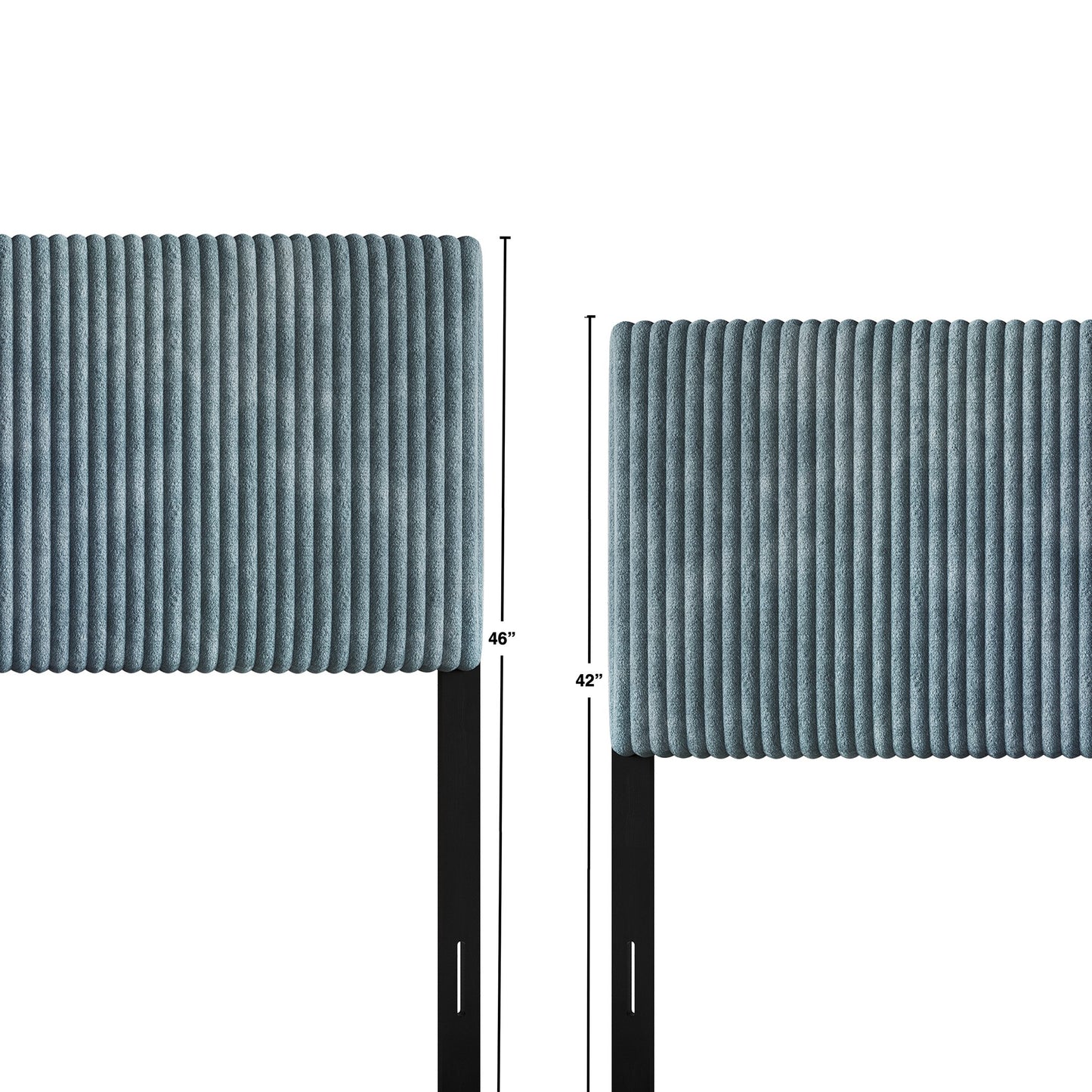 Natusuko Modern Upholstered Pleated Velvet Headboard