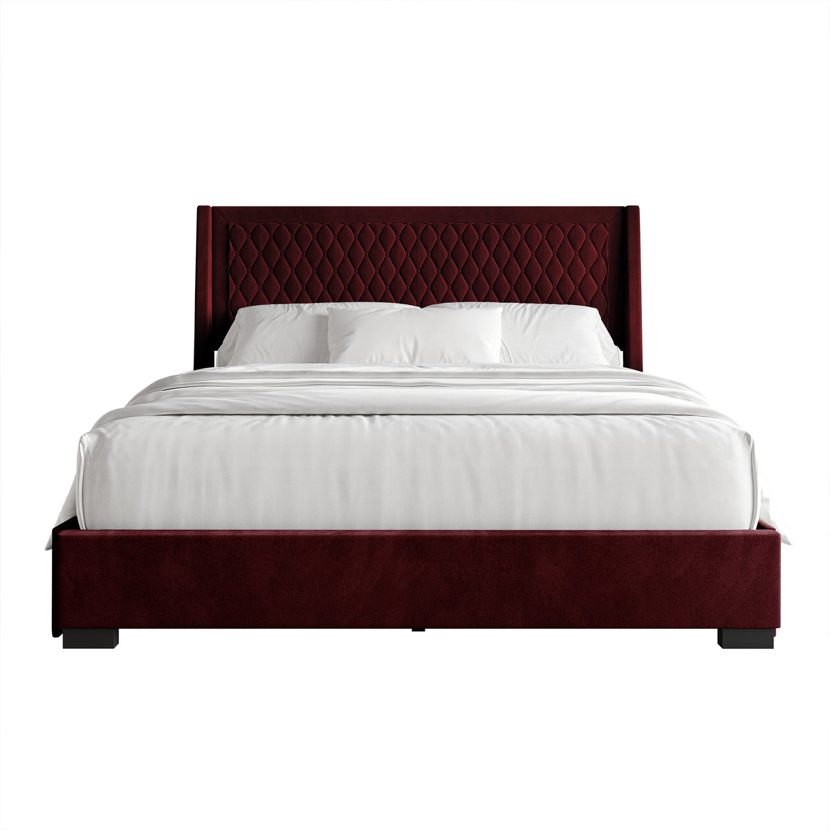 Huckins Velvet Luxurious Bed