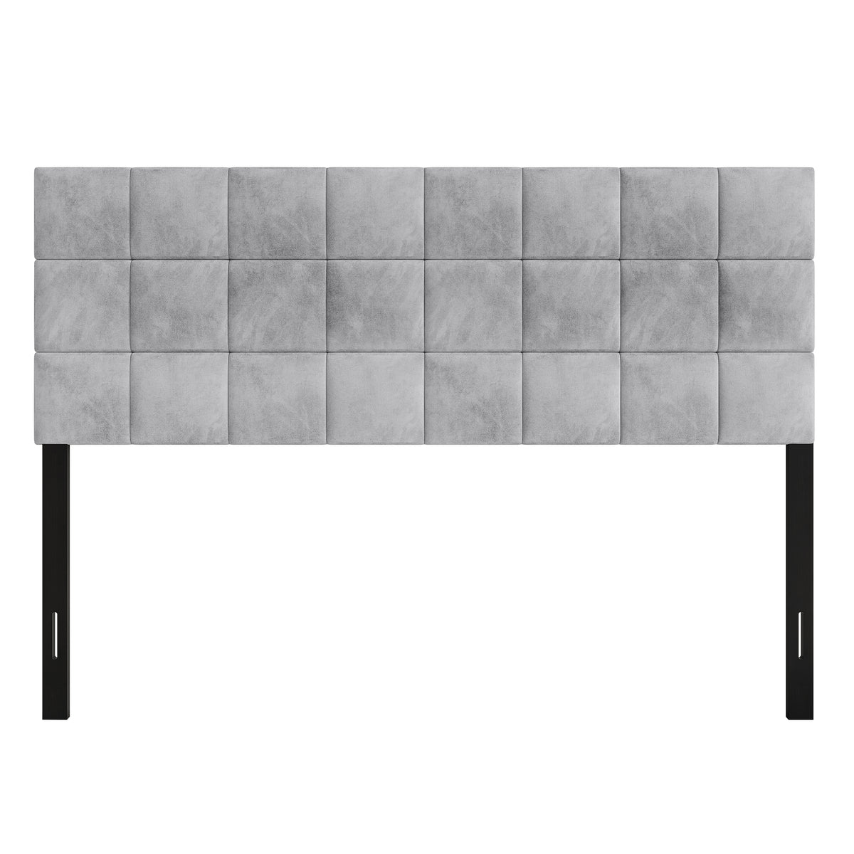Danijela Square Stitching Velvet Upholstered Headboard