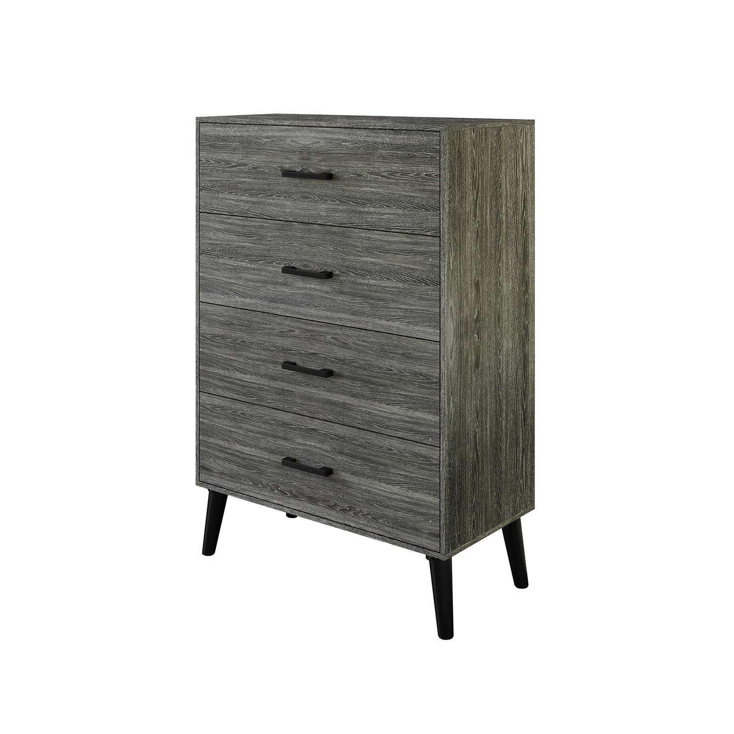 Jeweldine Style 4-Drawers Wooden Chest