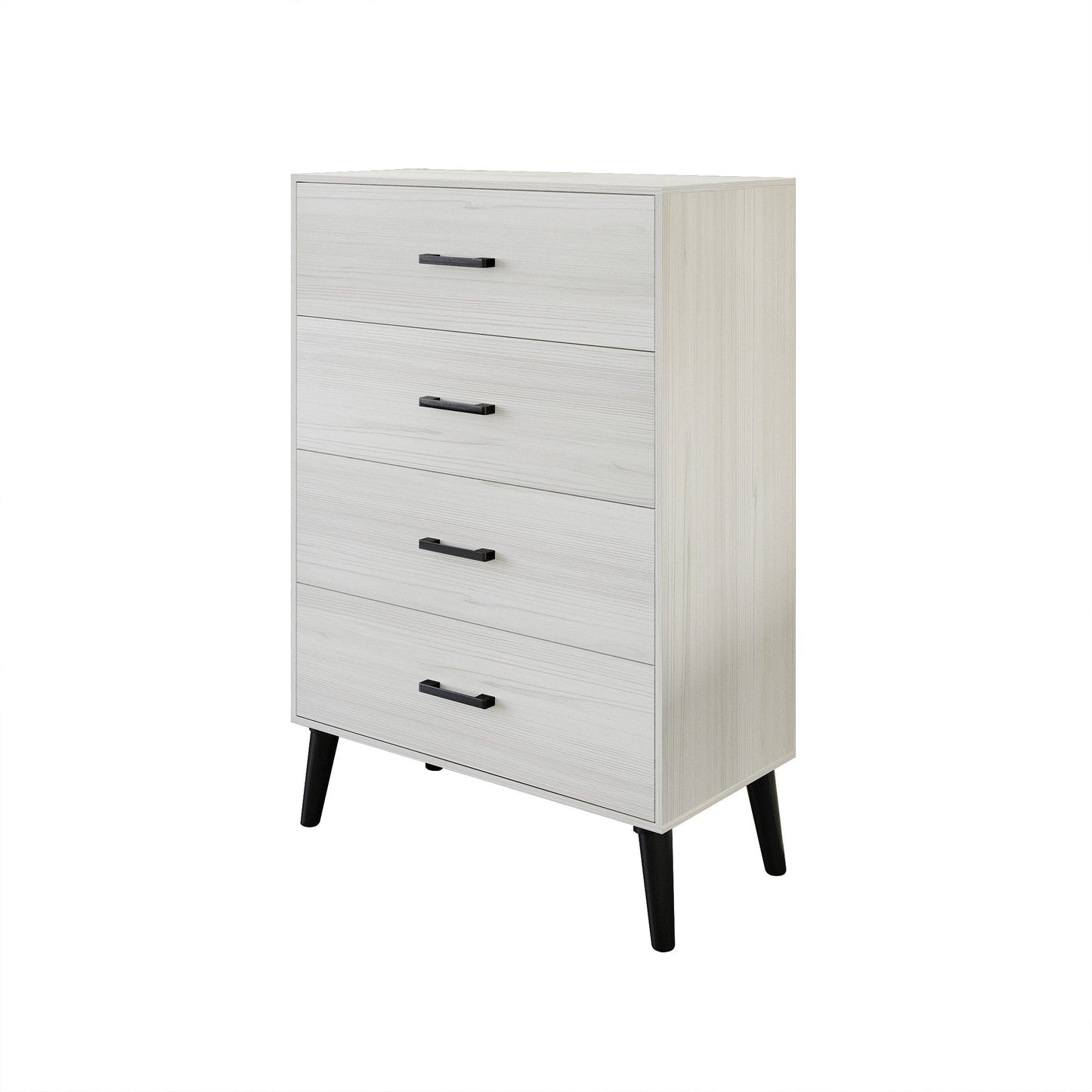 Jeweldine Style 4-Drawers Wooden Chest
