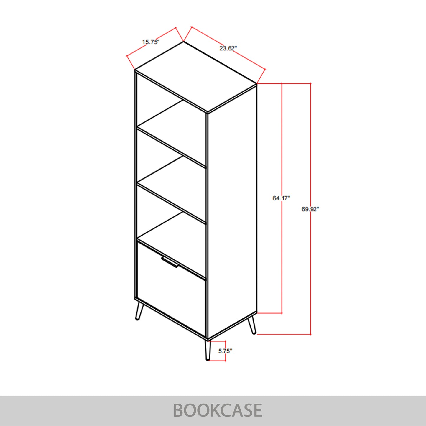 Rafiat Bookcase
