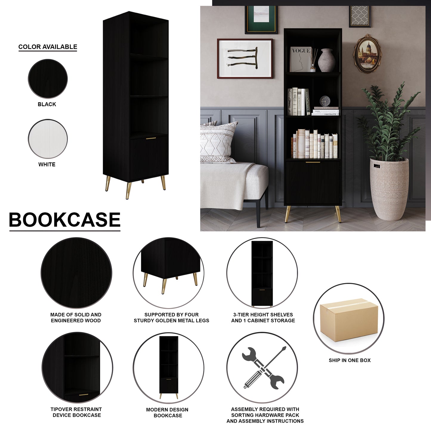Rafiat Bookcase