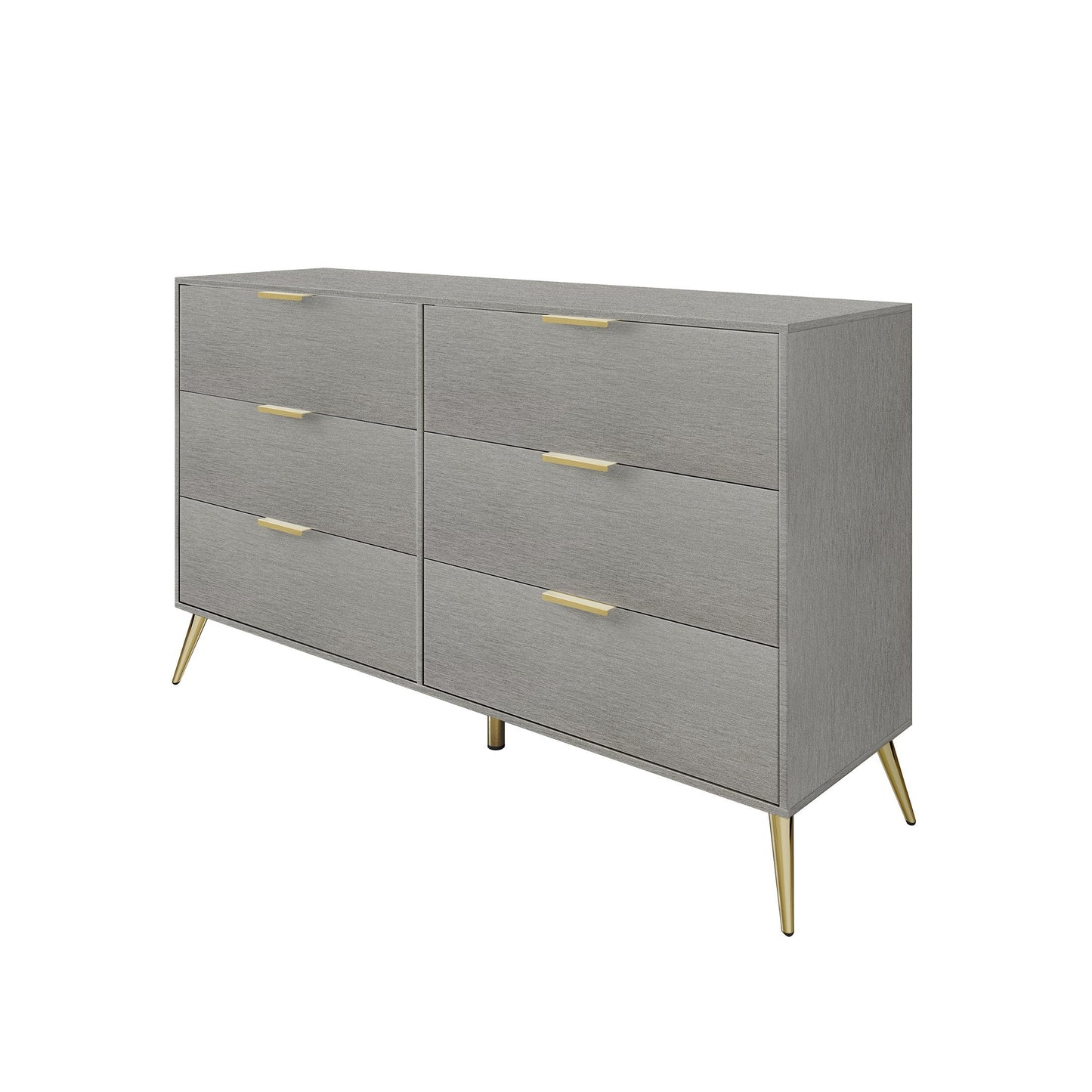 Rafiat 6-Drawers Wooden Dresser