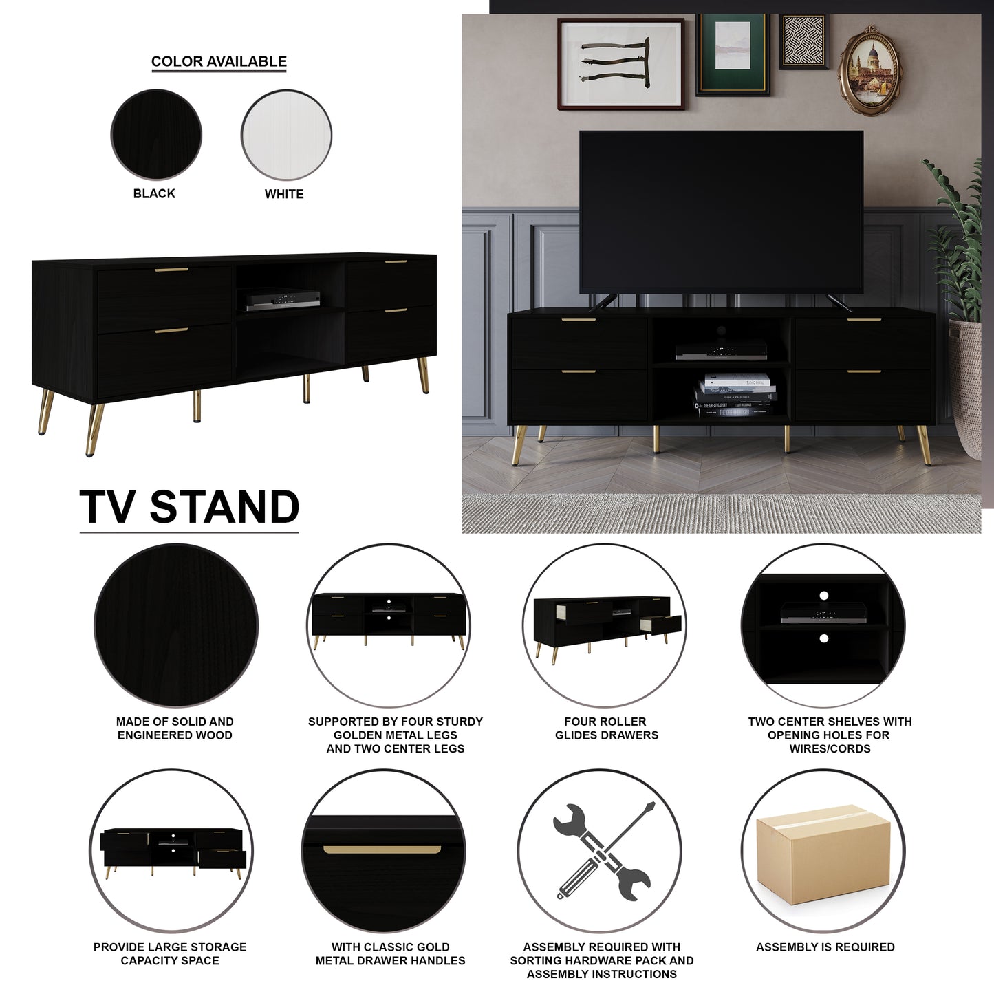 Rafiat TV Stand Console
