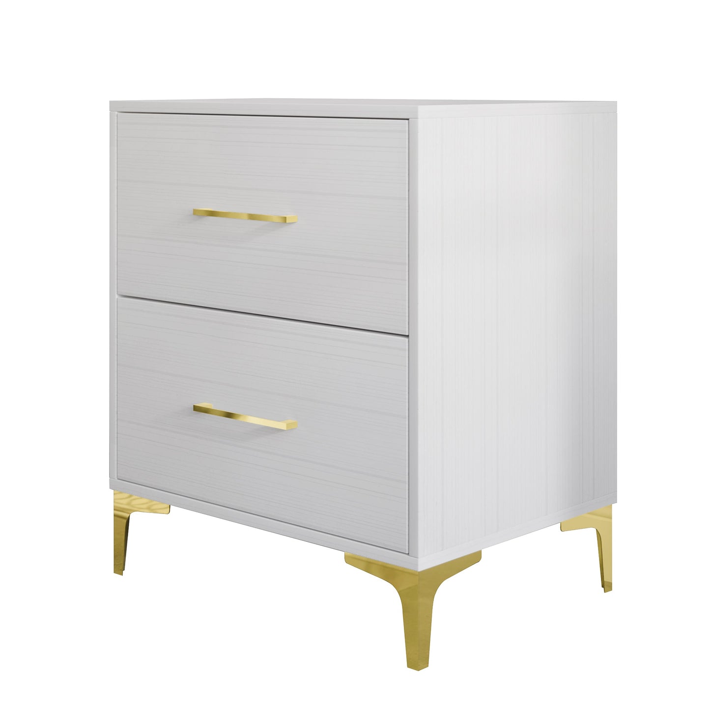 Maricus Stylish 2-Drawers Nightstand