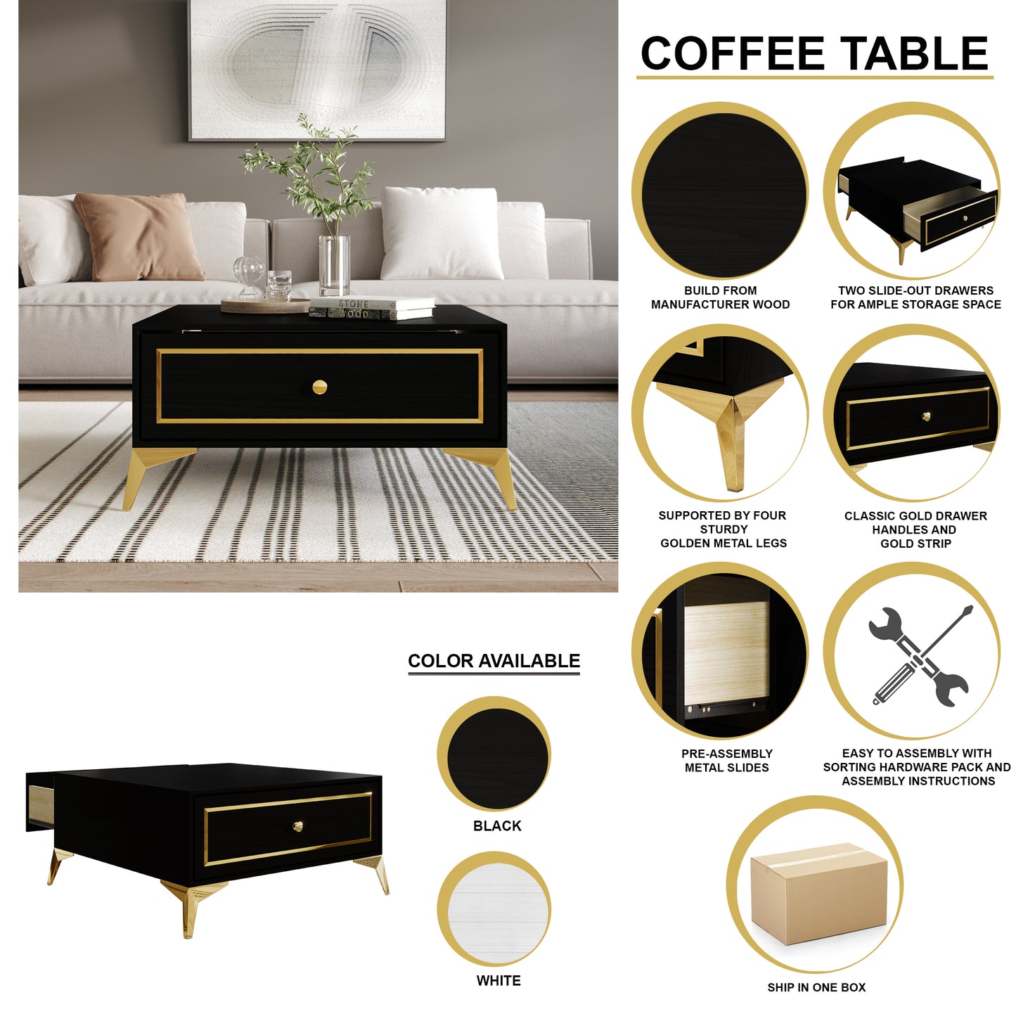 Antiochos Modern Coffee Table