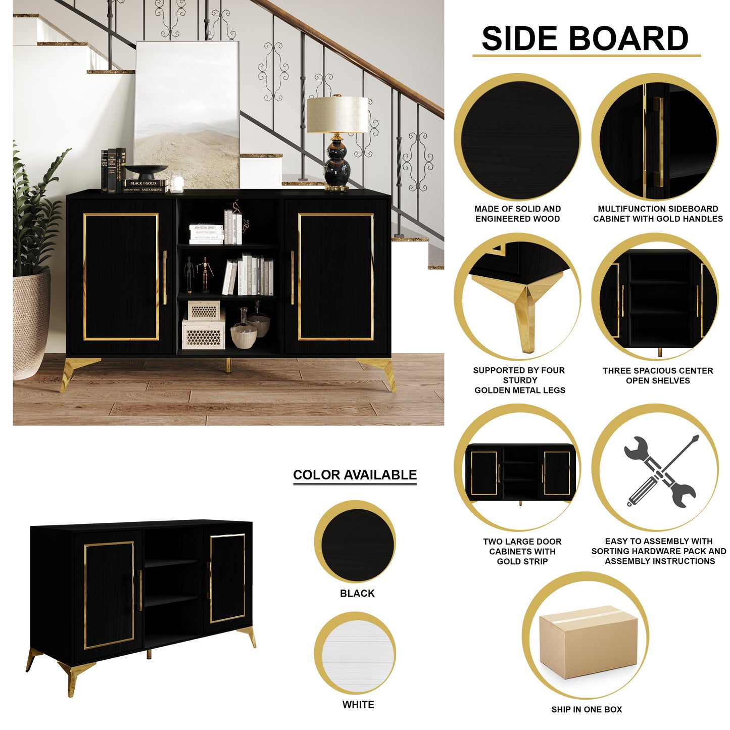 Antiochos Modern Sideboard Cabinet