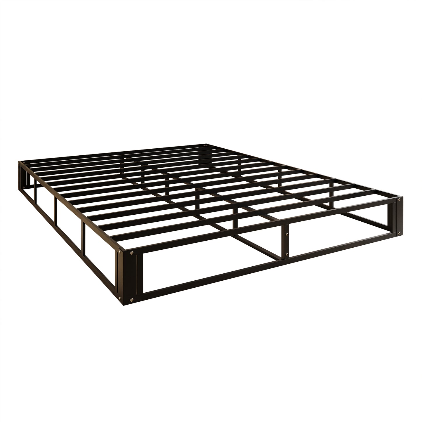 Knierim Upholstered Linen Metal Box Spring