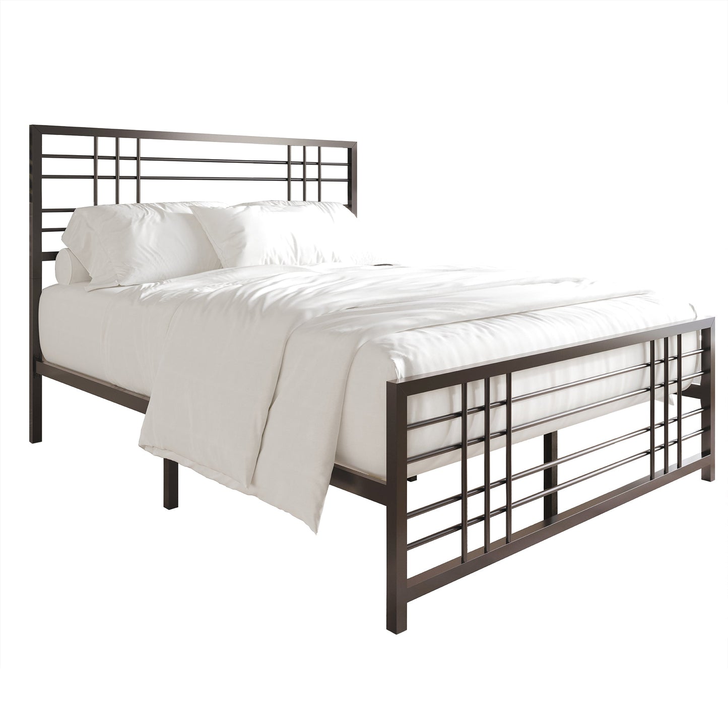 Nazmir Clean-lined Metal Bed