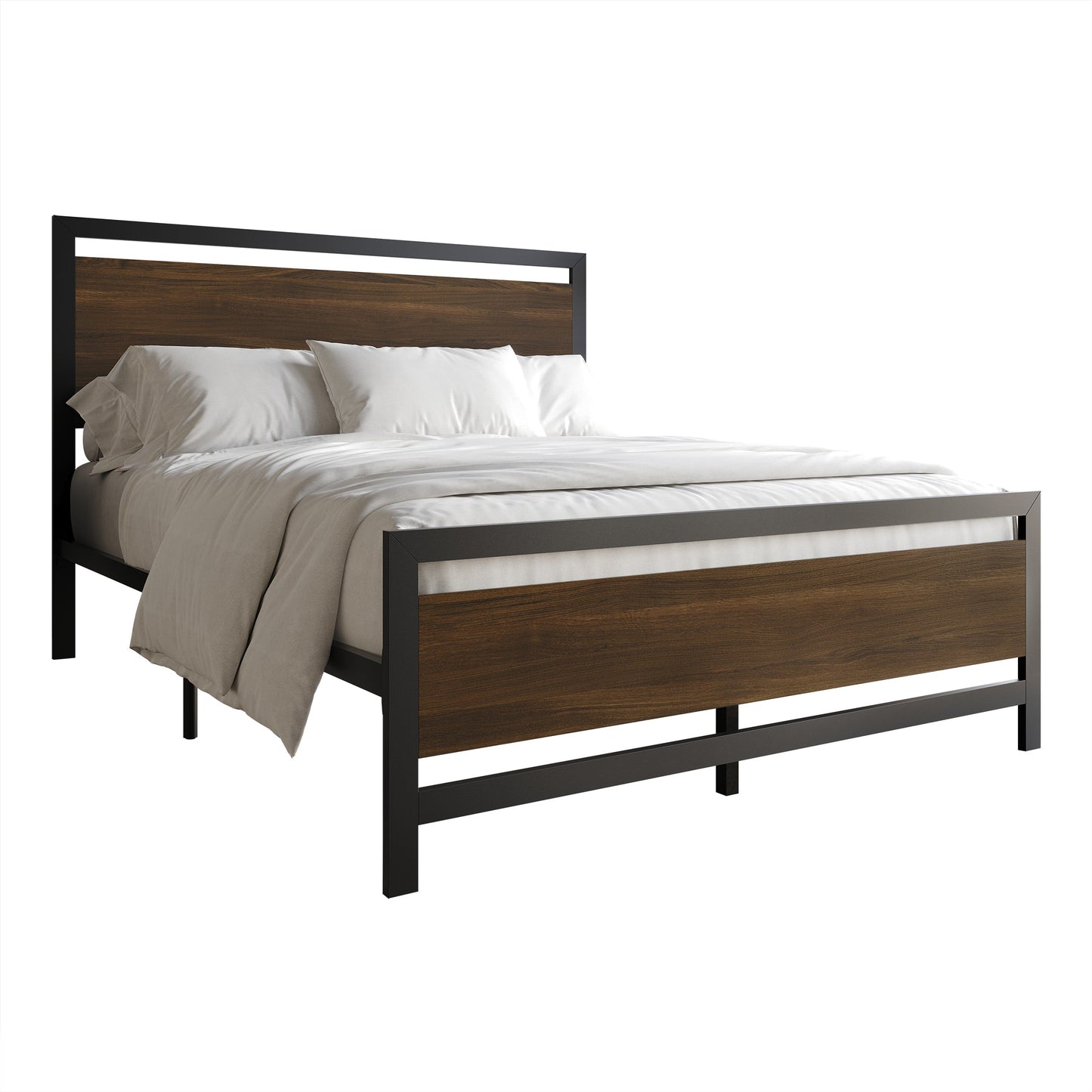 Vicent Metal Platform Bed