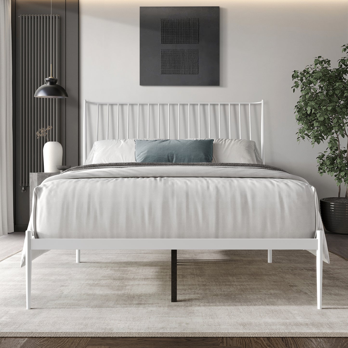 Rashae Metal Platform Bed